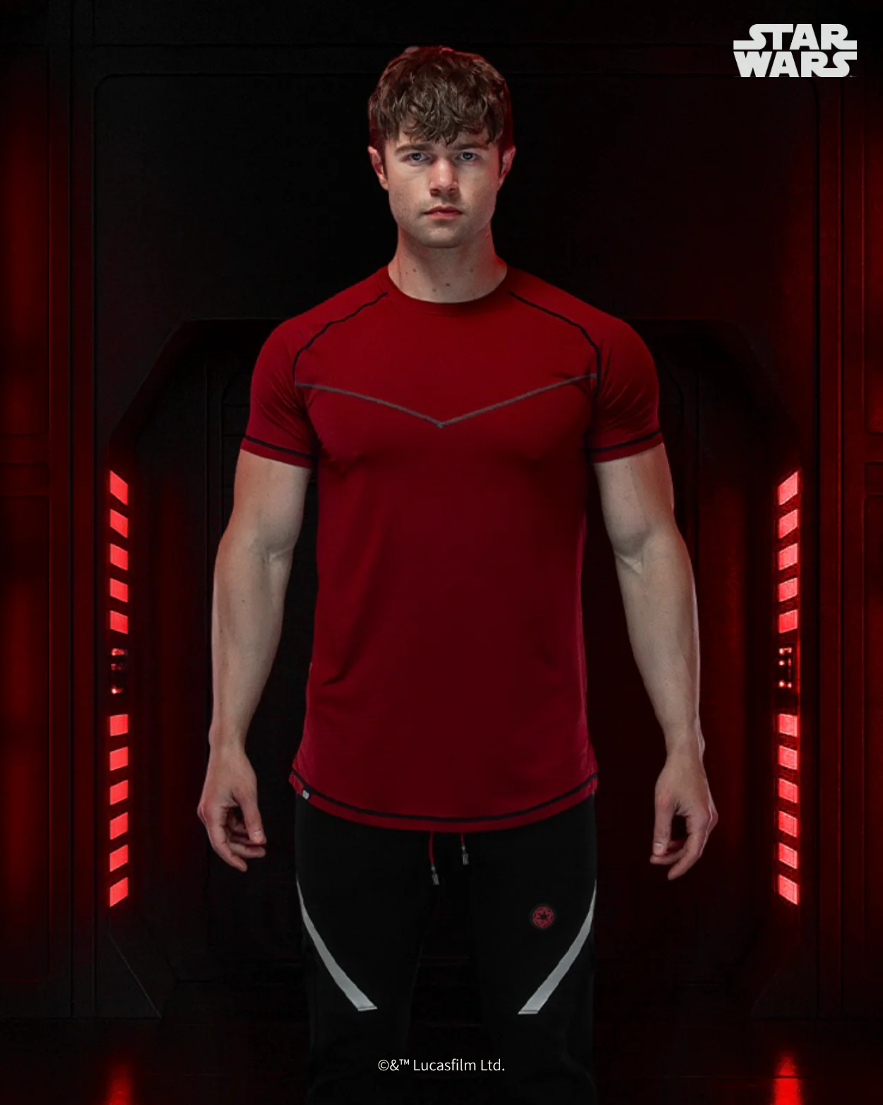 ANAKIN Performance Short Sleeve - Sith Red - Image 2
