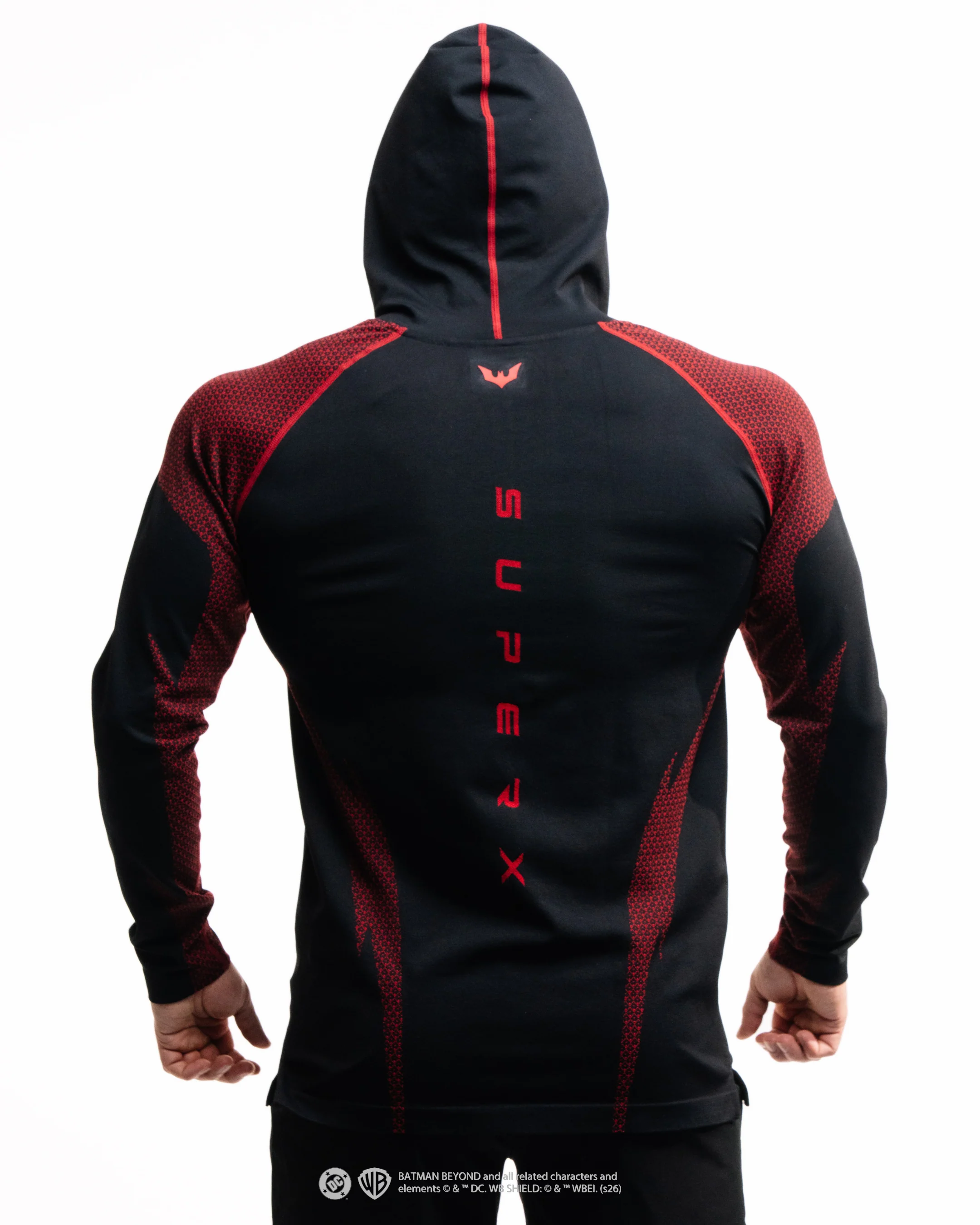 BATMAN⢠BEYOND Super Suit⢠Compression Pullover Hoodie - Image 11