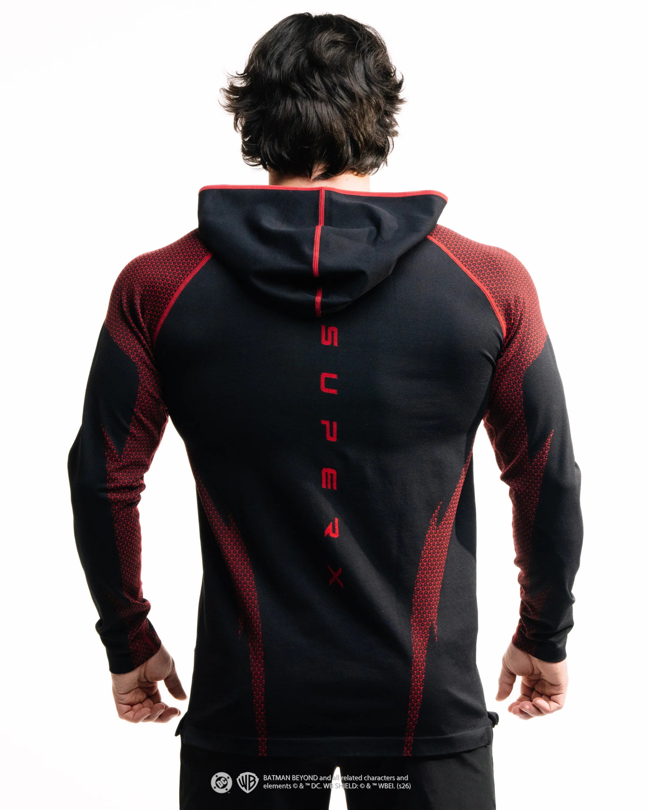 BATMAN⢠BEYOND Super Suit⢠Compression Pullover Hoodie - Image 3