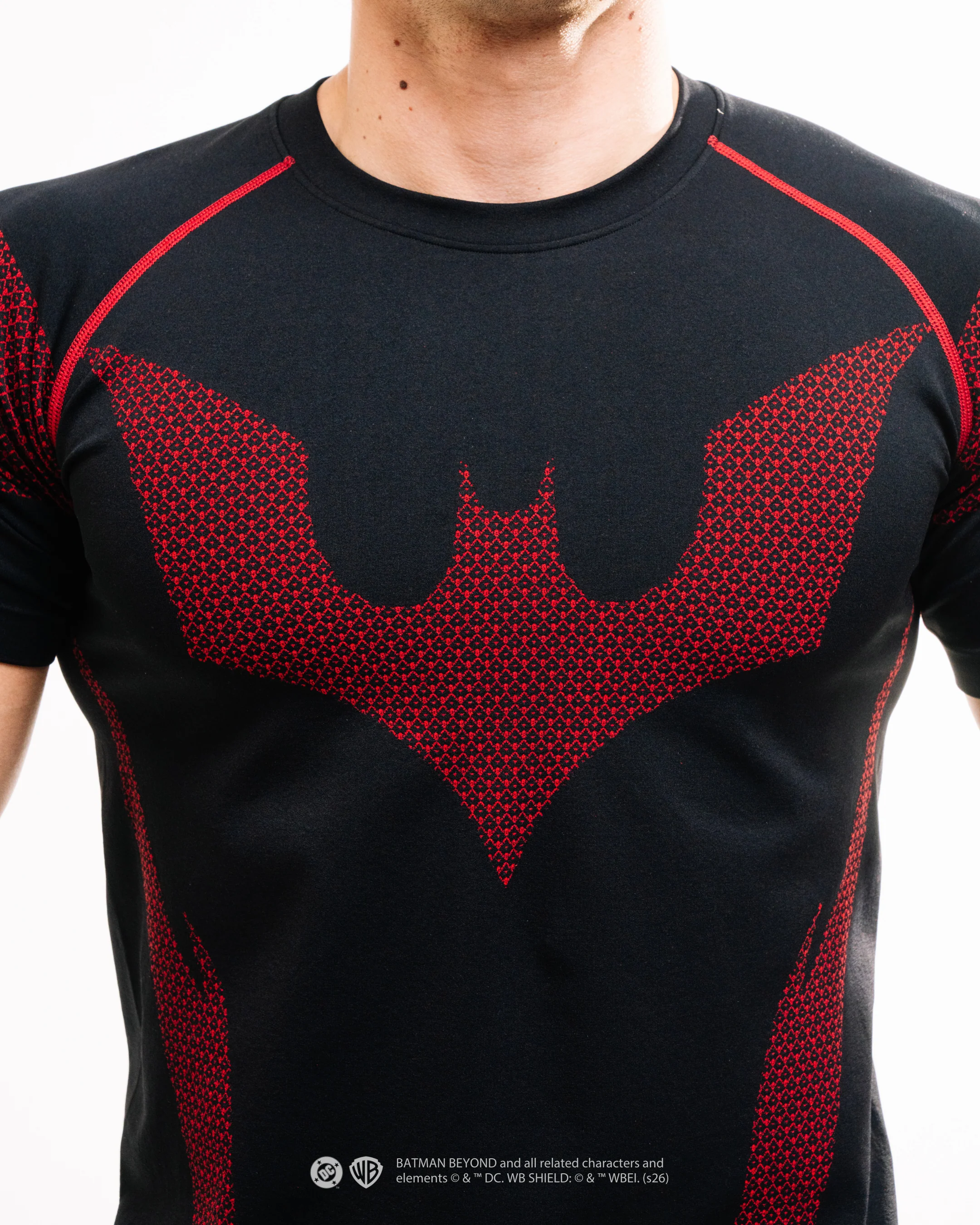 BATMAN⢠BEYOND Super Suit⢠Compression Short Sleeve - Image 3