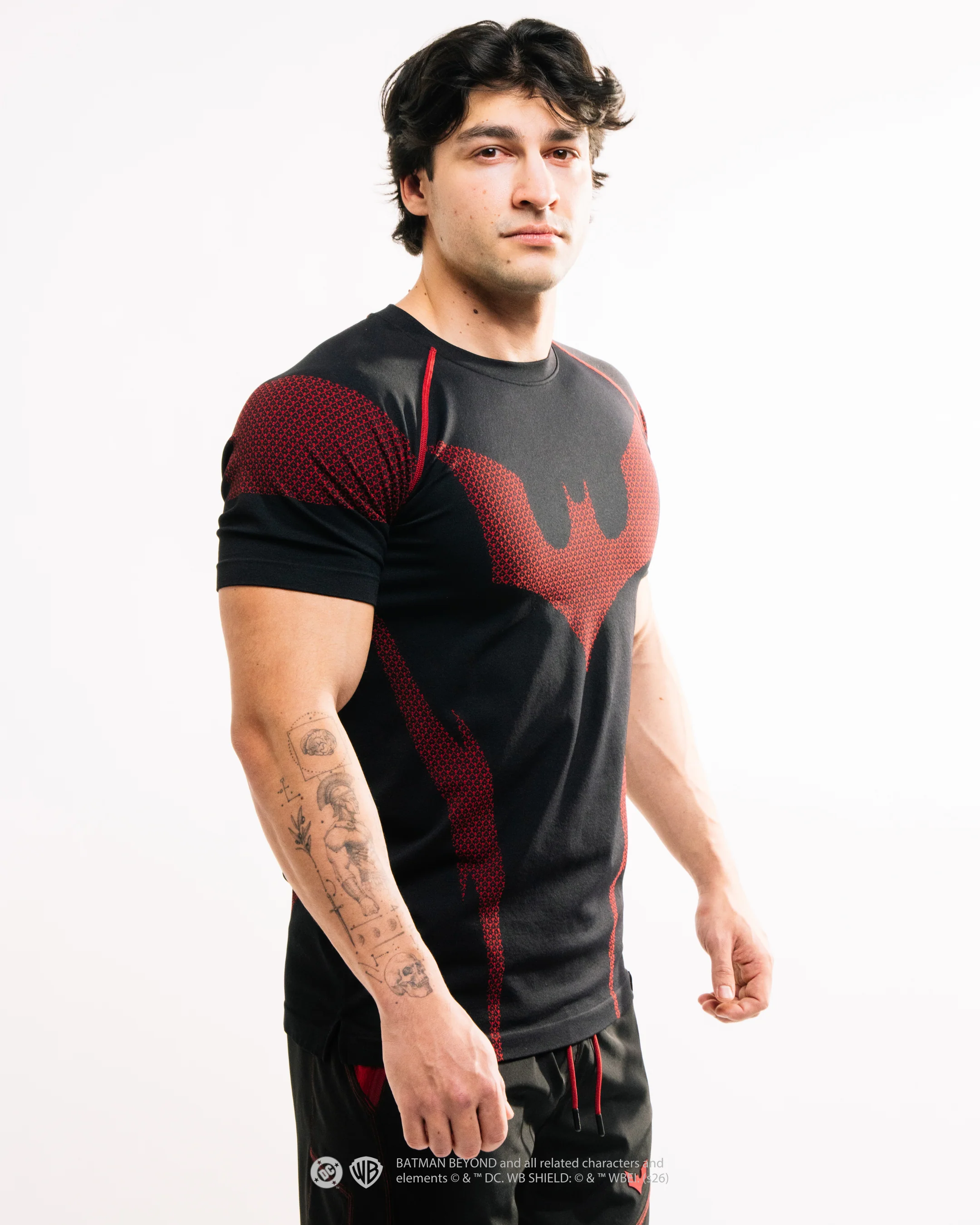 BATMAN⢠BEYOND Super Suit⢠Compression Short Sleeve - Image 4