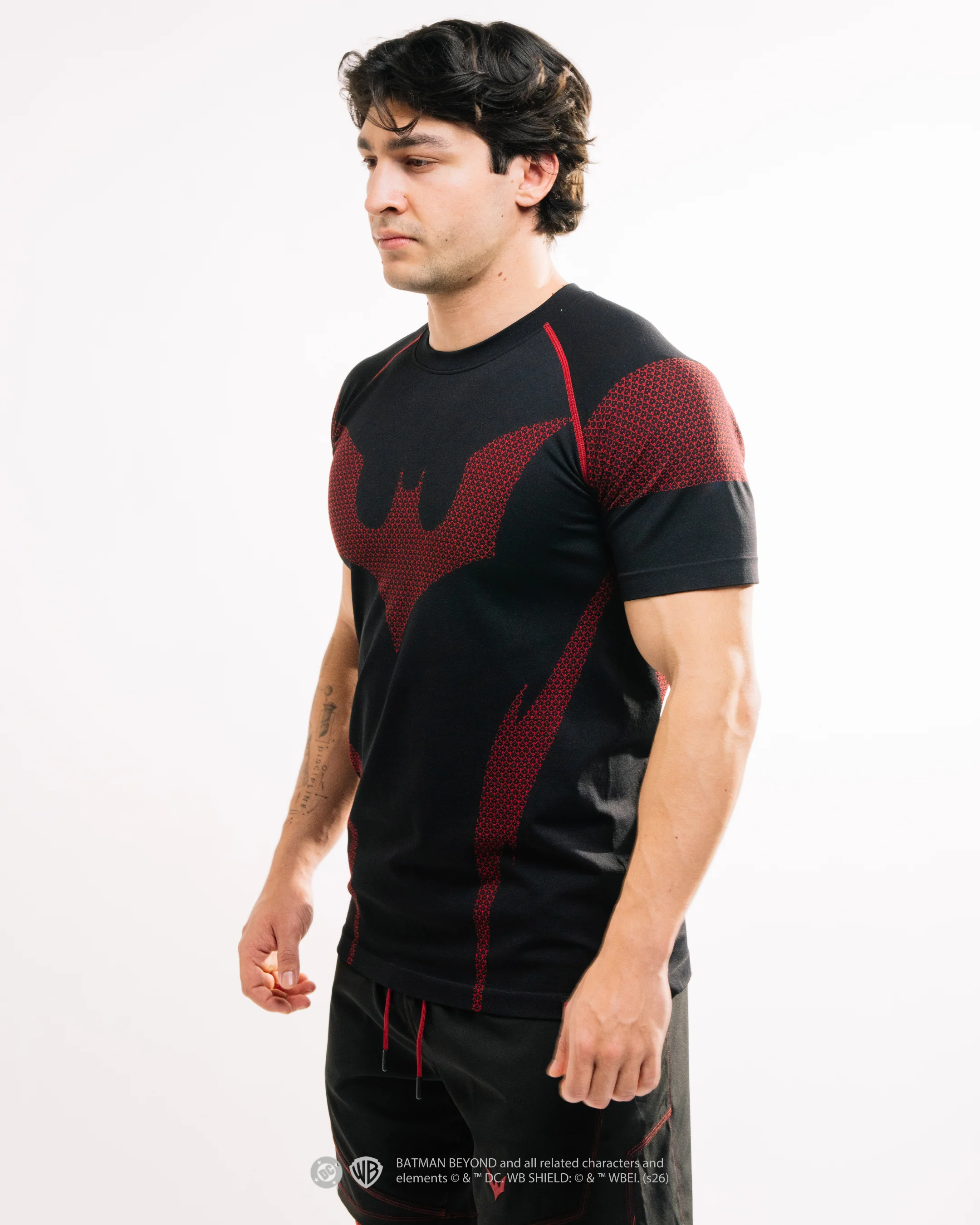BATMAN⢠BEYOND Super Suit⢠Compression Short Sleeve - Image 6
