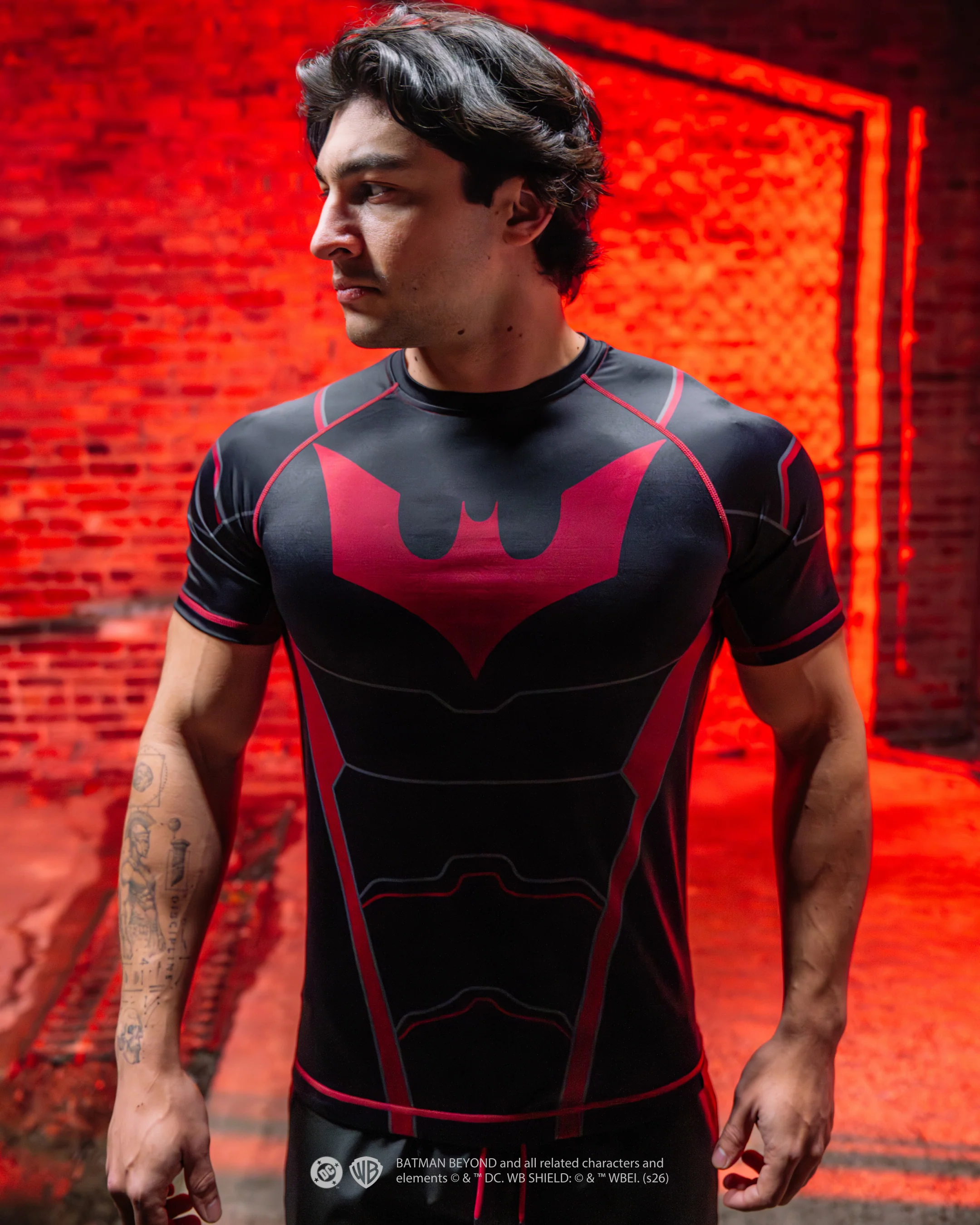 BATMAN™ BEYOND Short Sleeve MMA Rash Guard - Image 4