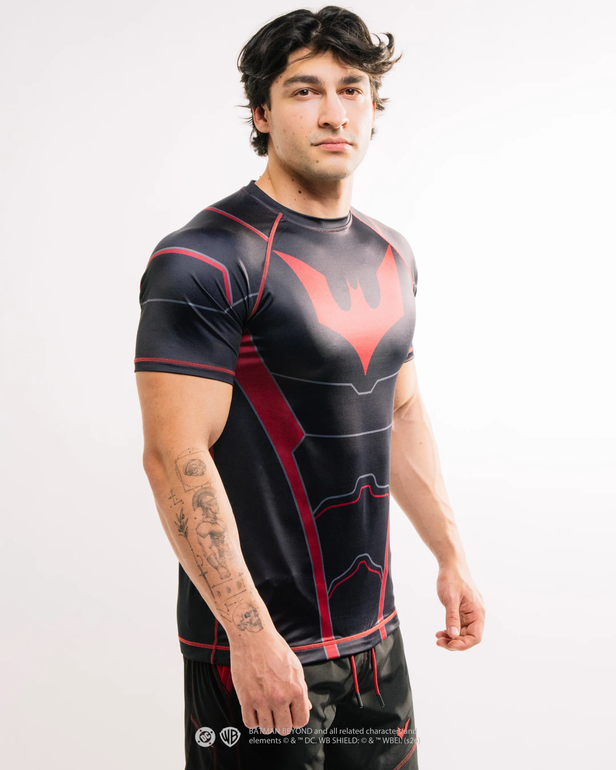 BATMAN™ BEYOND Short Sleeve MMA Rash Guard - Image 8