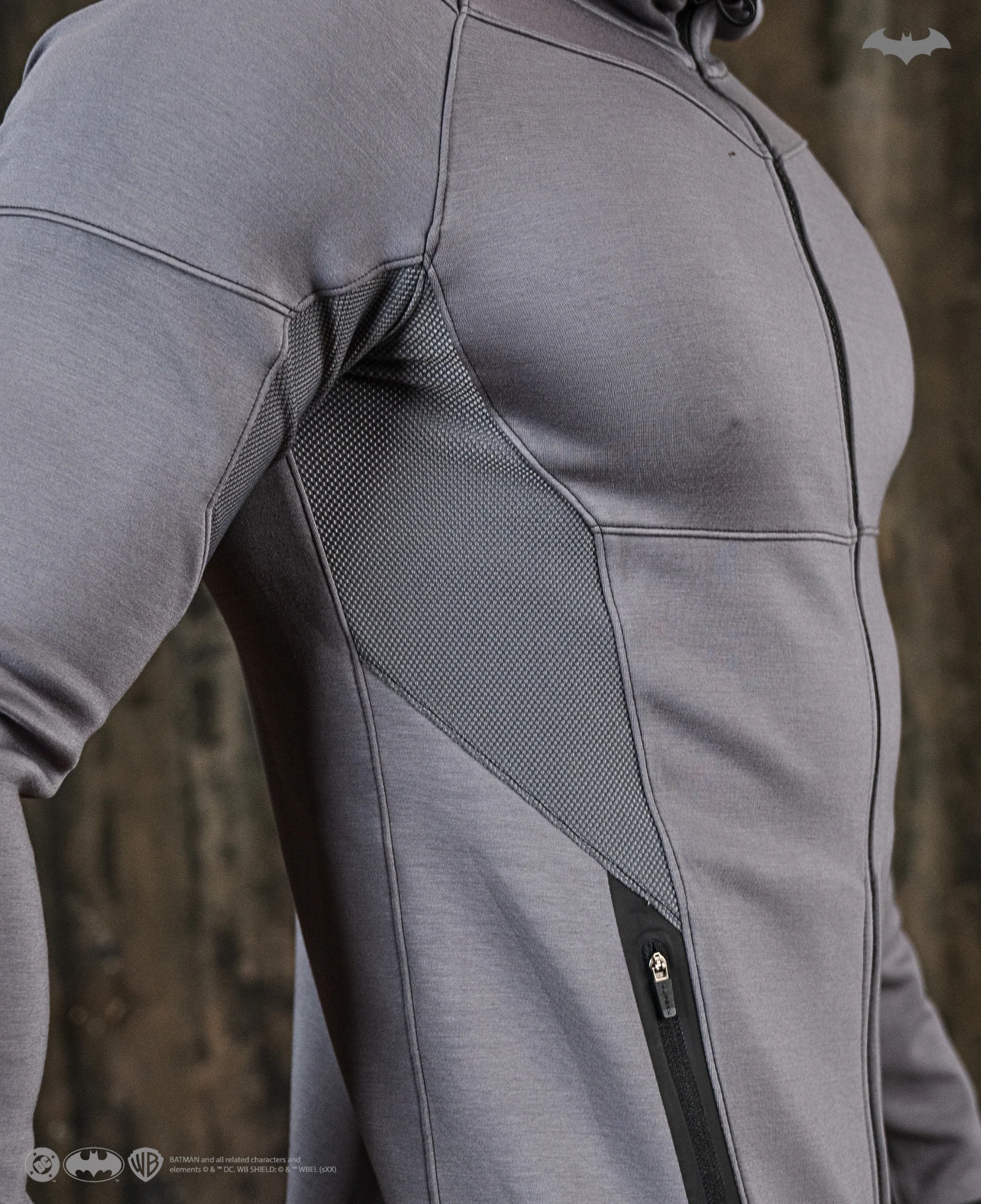 BATMAN Limited Edition Performance Hoodie - Gotham Grey 1 of 250 - Image 5