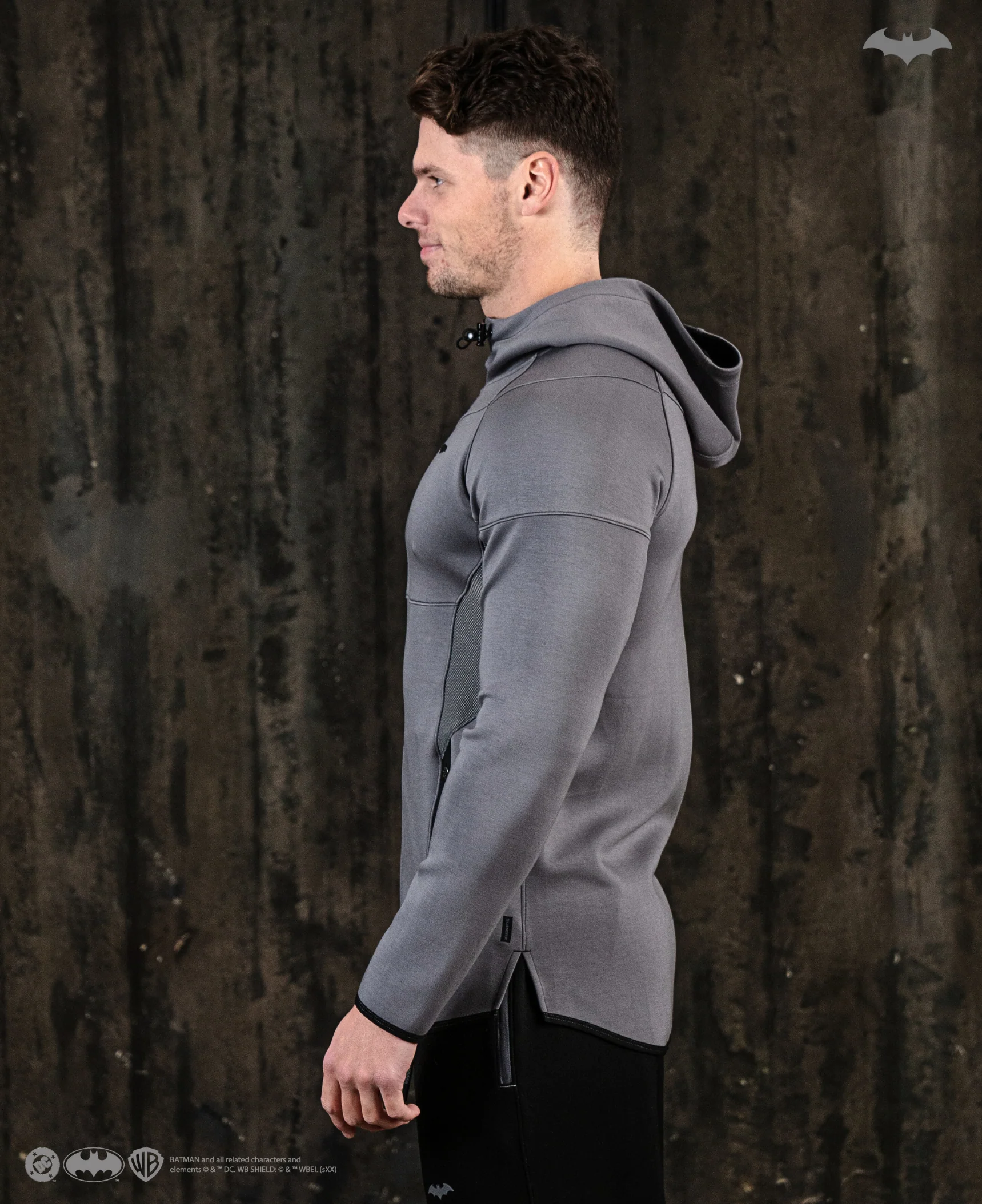 BATMAN Limited Edition Performance Hoodie - Gotham Grey 1 of 250 - Image 7