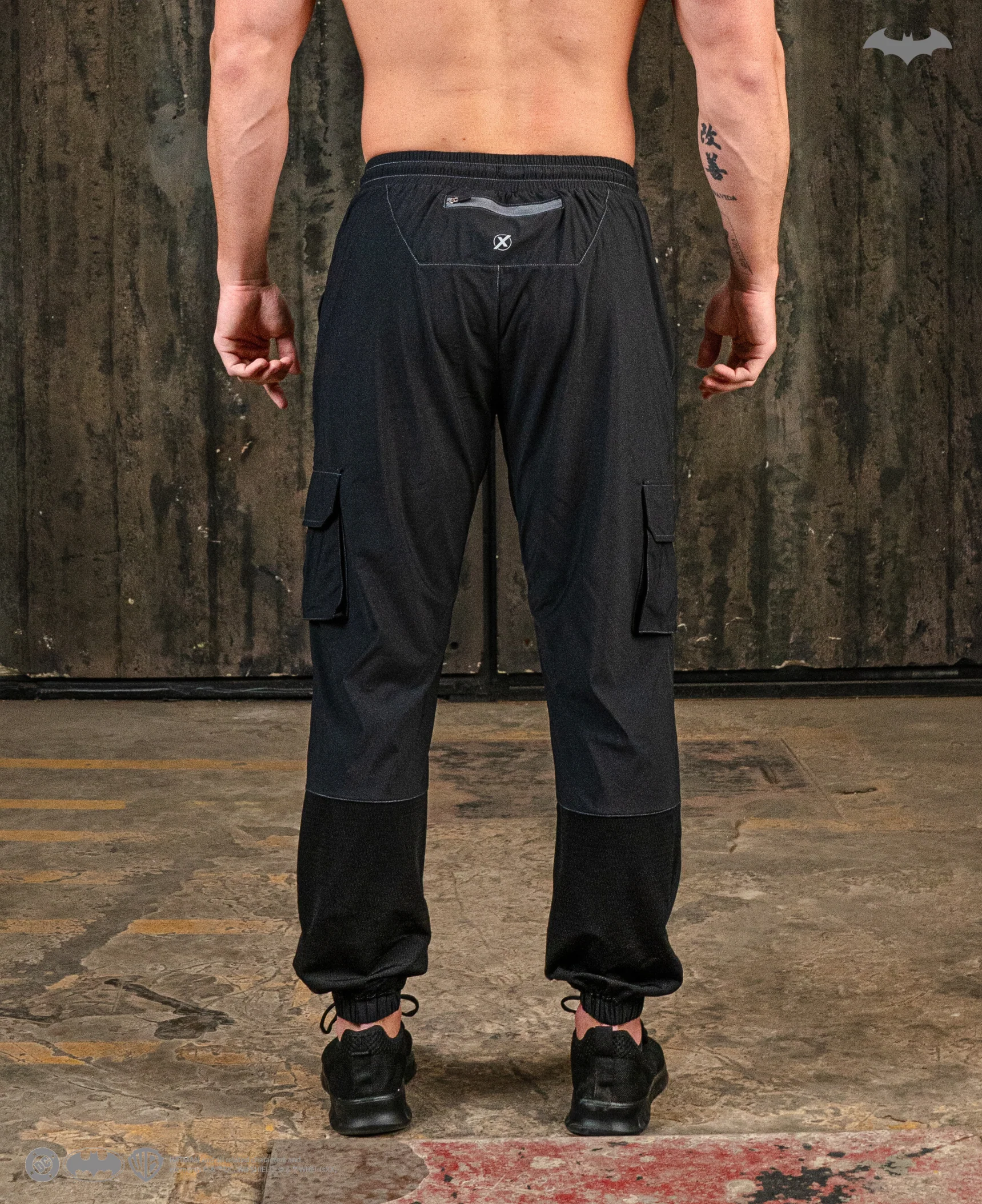 BATMAN Utility Cargo Performance Joggers - Arkham Black - Image 3
