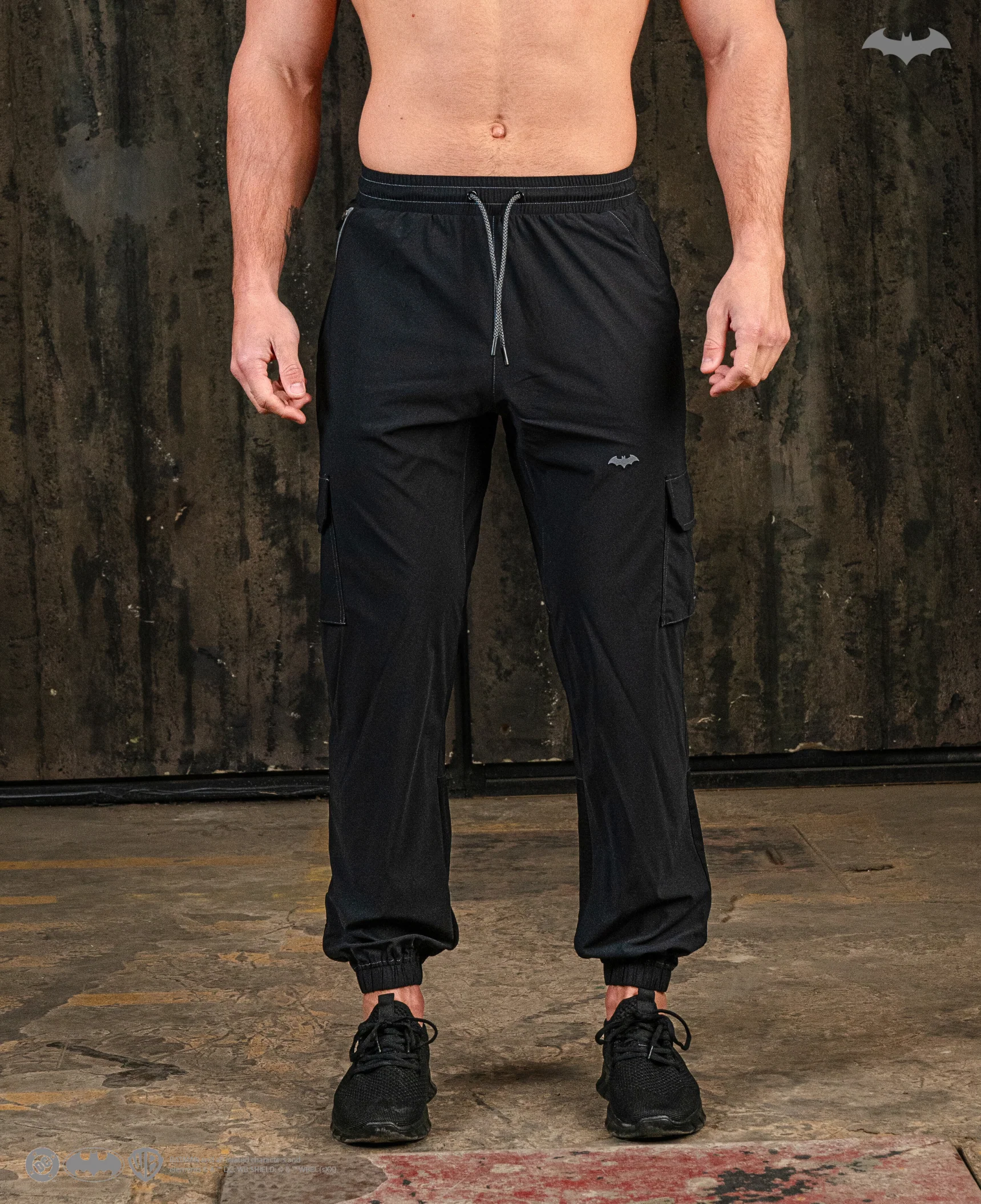 BATMAN Utility Cargo Performance Joggers - Arkham Black - Image 6