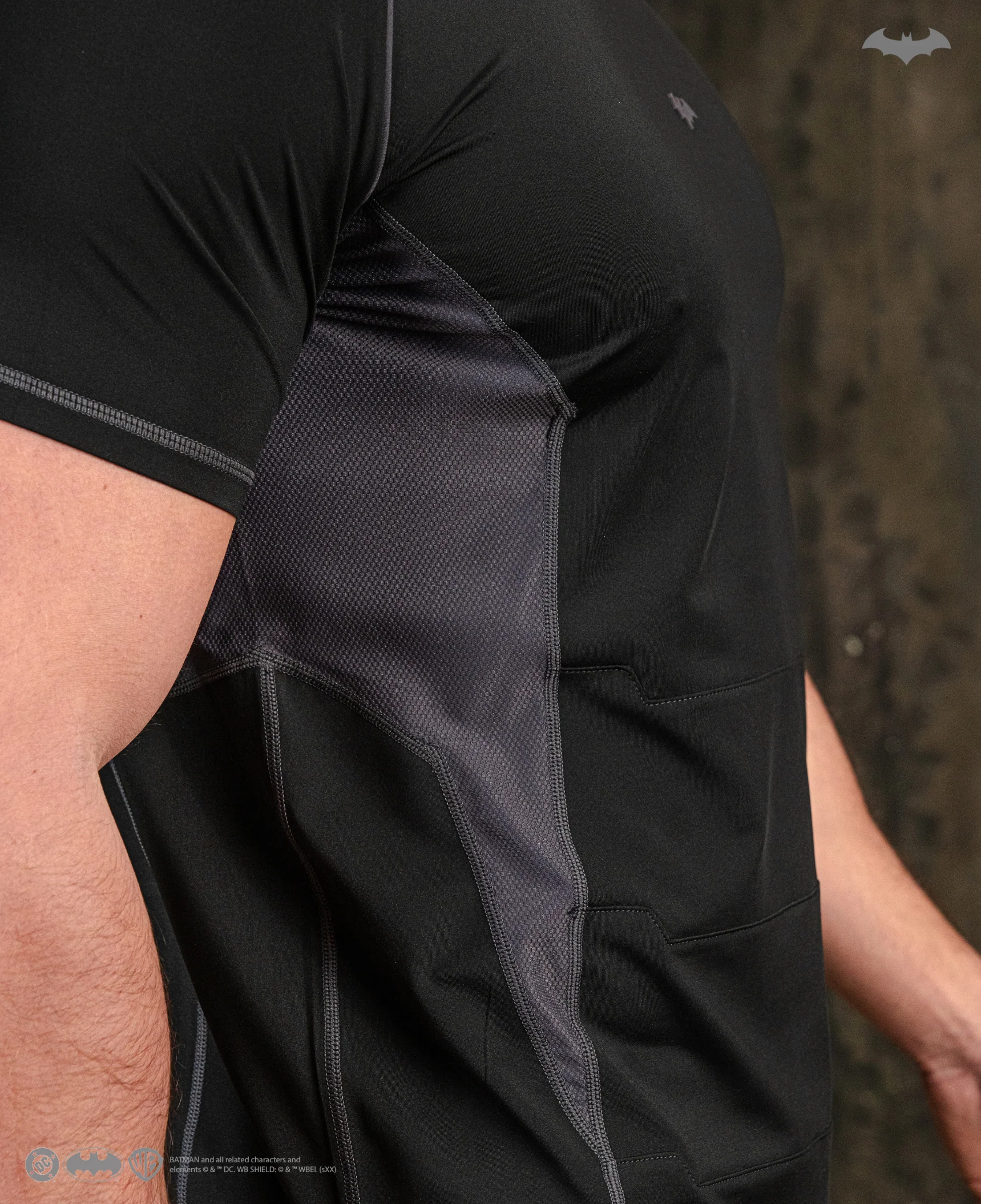 BATMAN Performance Short Sleeve - Arkham Black - Image 7