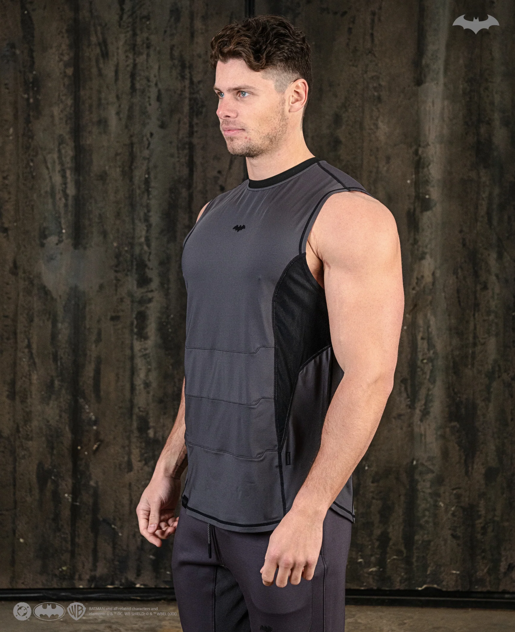 BATMAN Performance Tank Top - Gotham Grey - Image 6