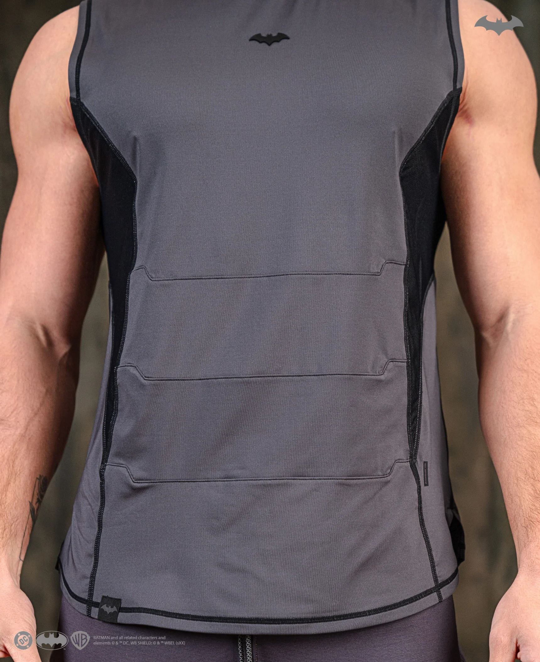 BATMAN Performance Tank Top - Gotham Grey - Image 8