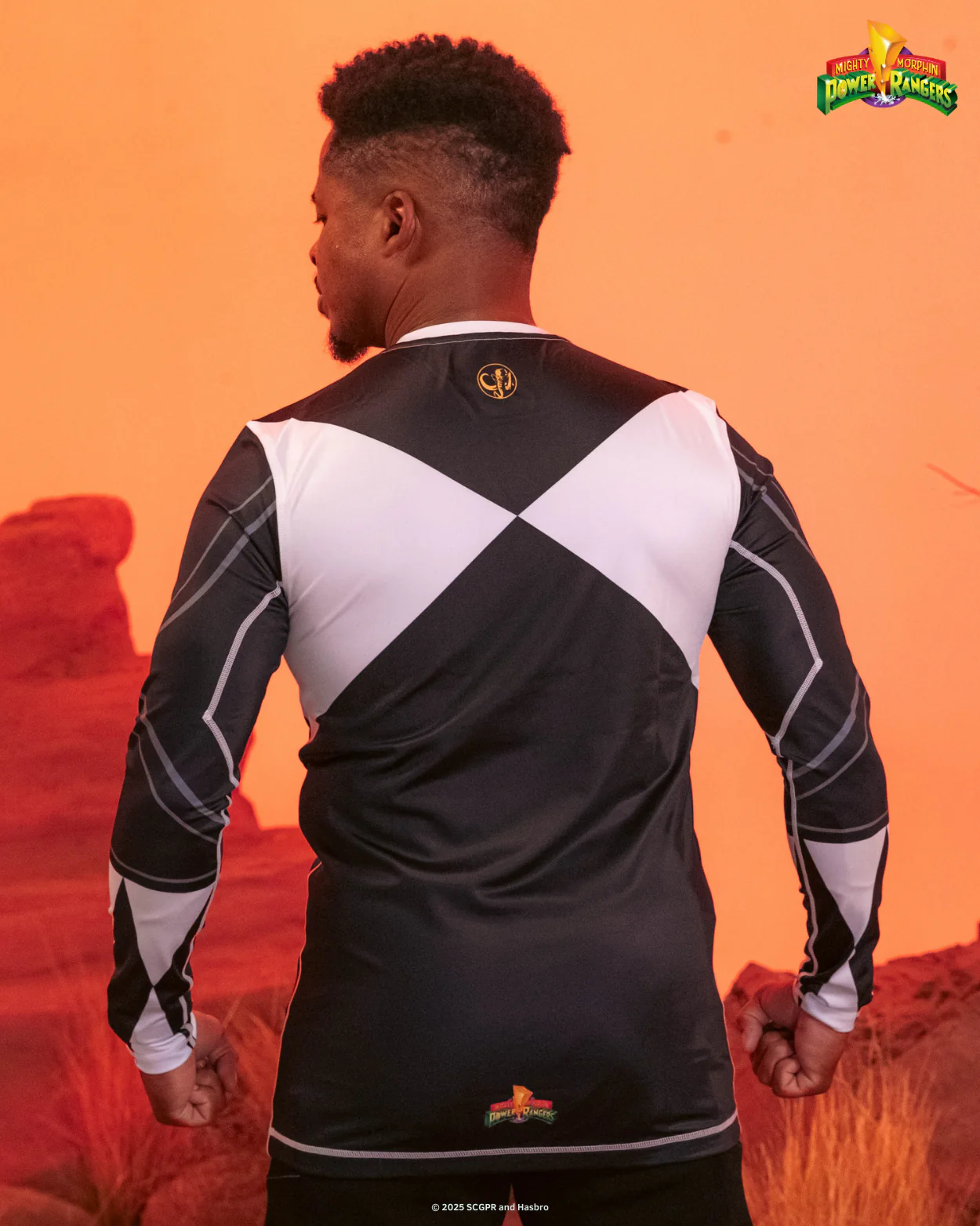 Black Ranger Long Sleeve MMA Rash Guard - Image 3
