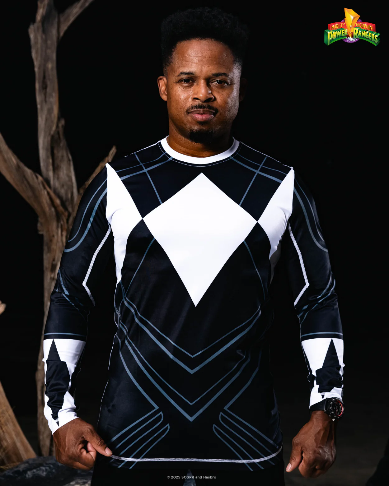 Black Ranger Long Sleeve MMA Rash Guard - Image 9