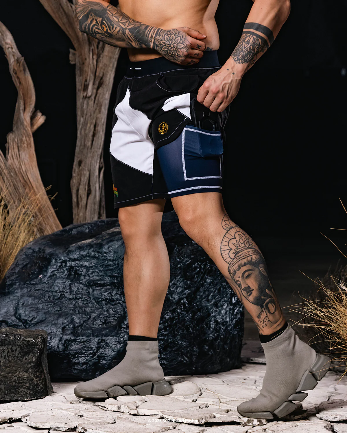 Black Ranger 7" Performance Shorts w/ Liner - Image 6