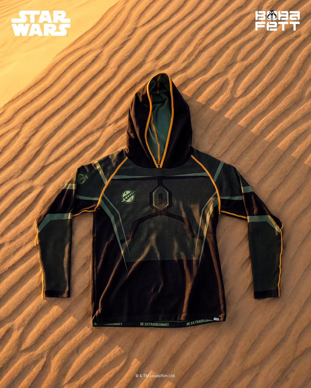 BOBA FETT Super Suit™ Compression Pullover Hoodie - Image 8