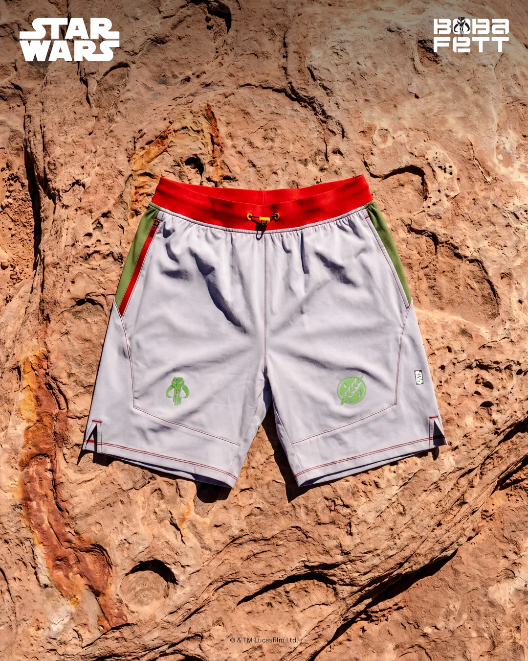 BOBA FETT 7" Performance Shorts w/Liner - Image 11