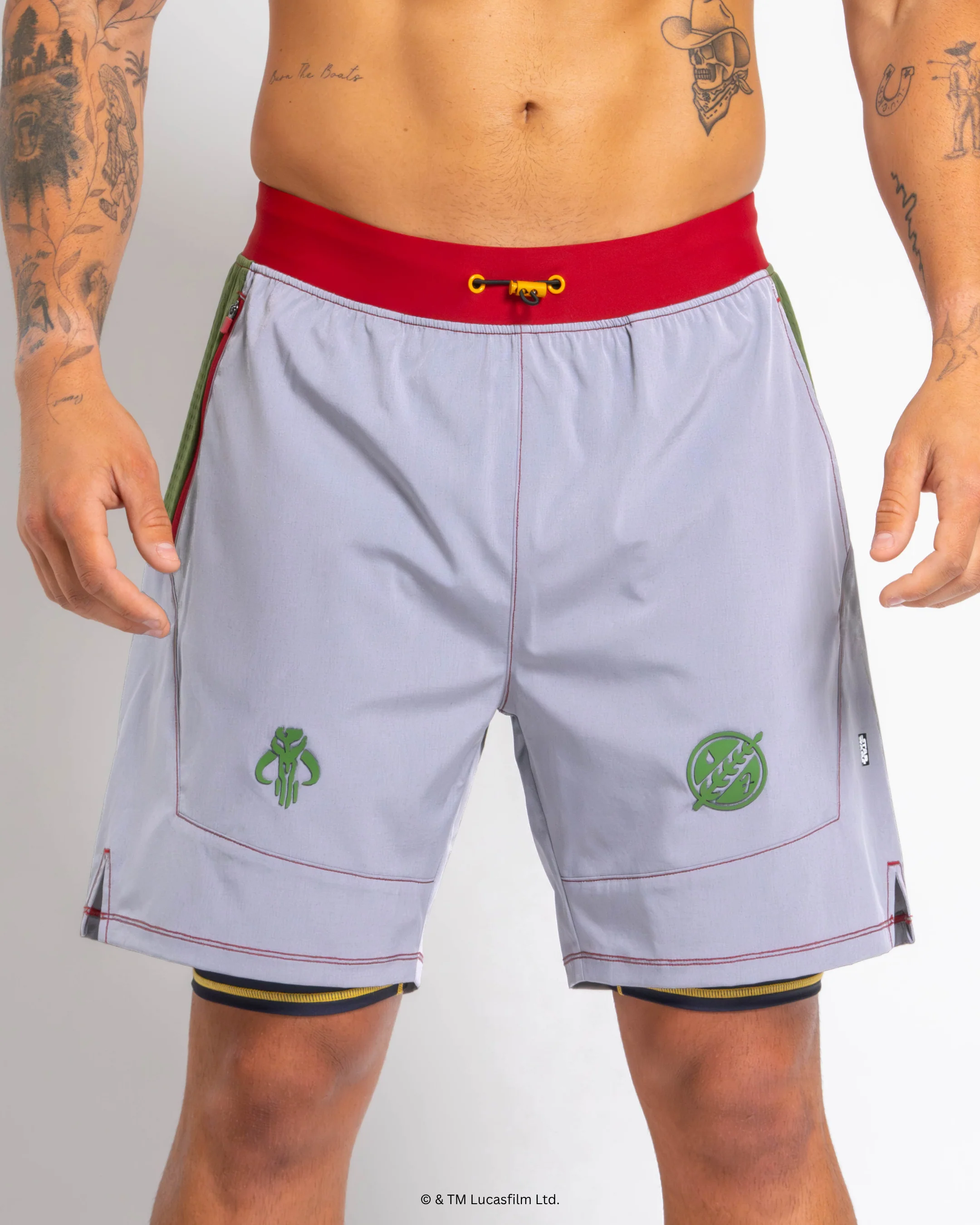 BOBA FETT 7" Performance Shorts w/Liner - Image 3