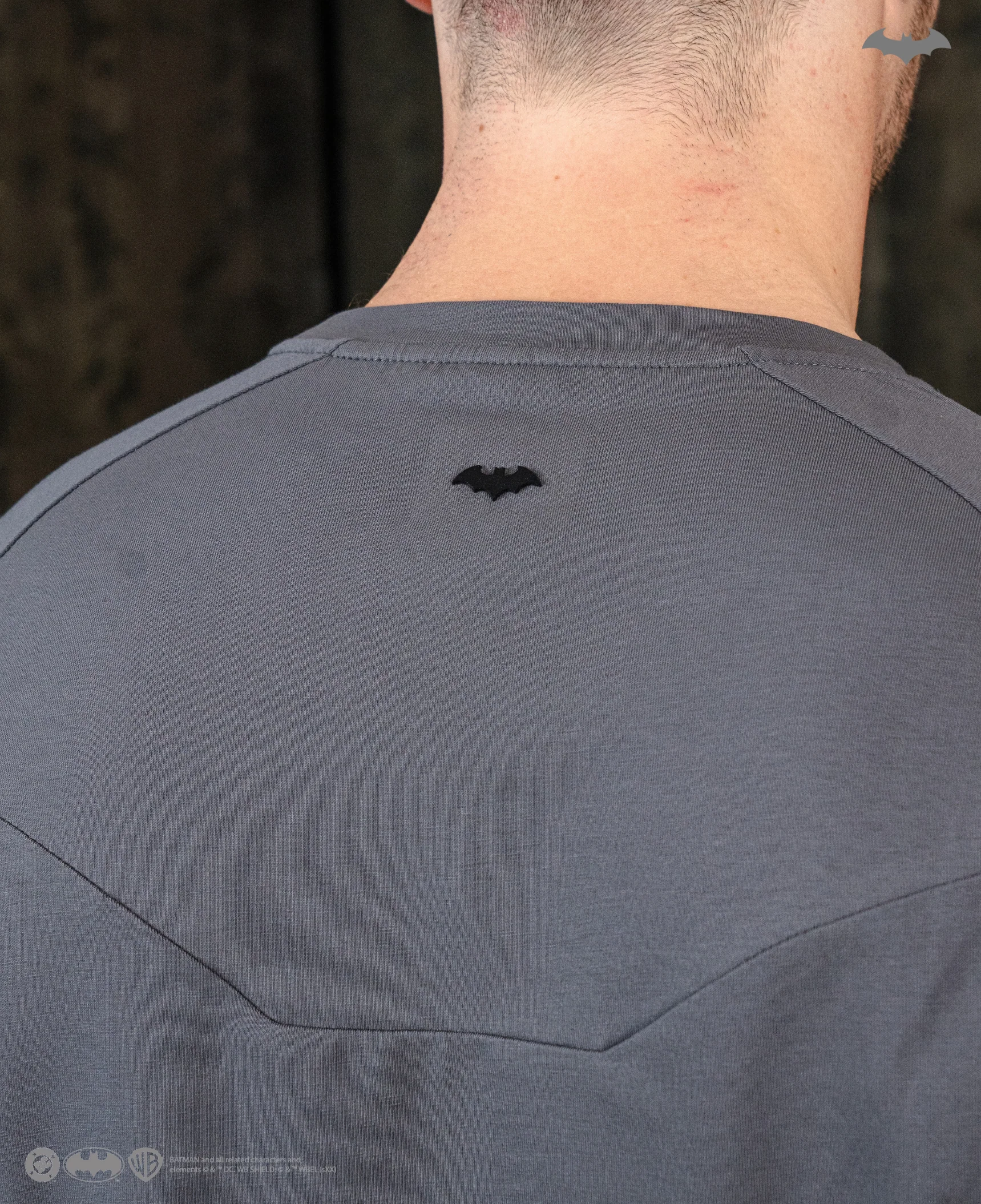 BRUCE WAYNE Essentials Short Sleeve - Gotham Grey - Image 4