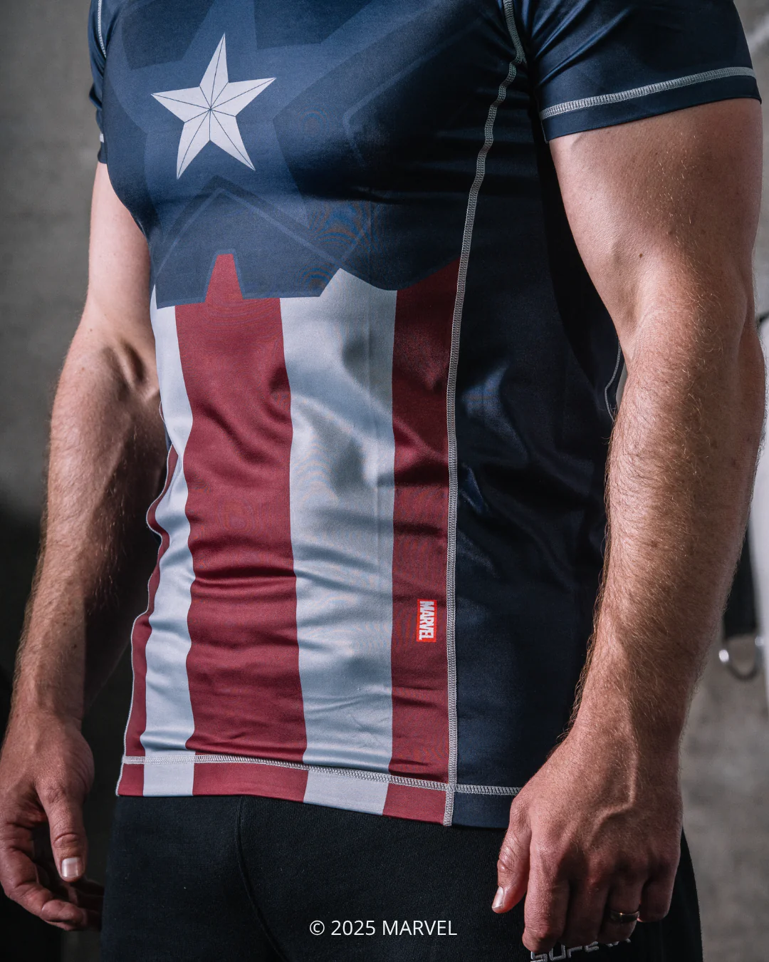 Captain America Short Sleeve MMA Rash Guard - Image 6