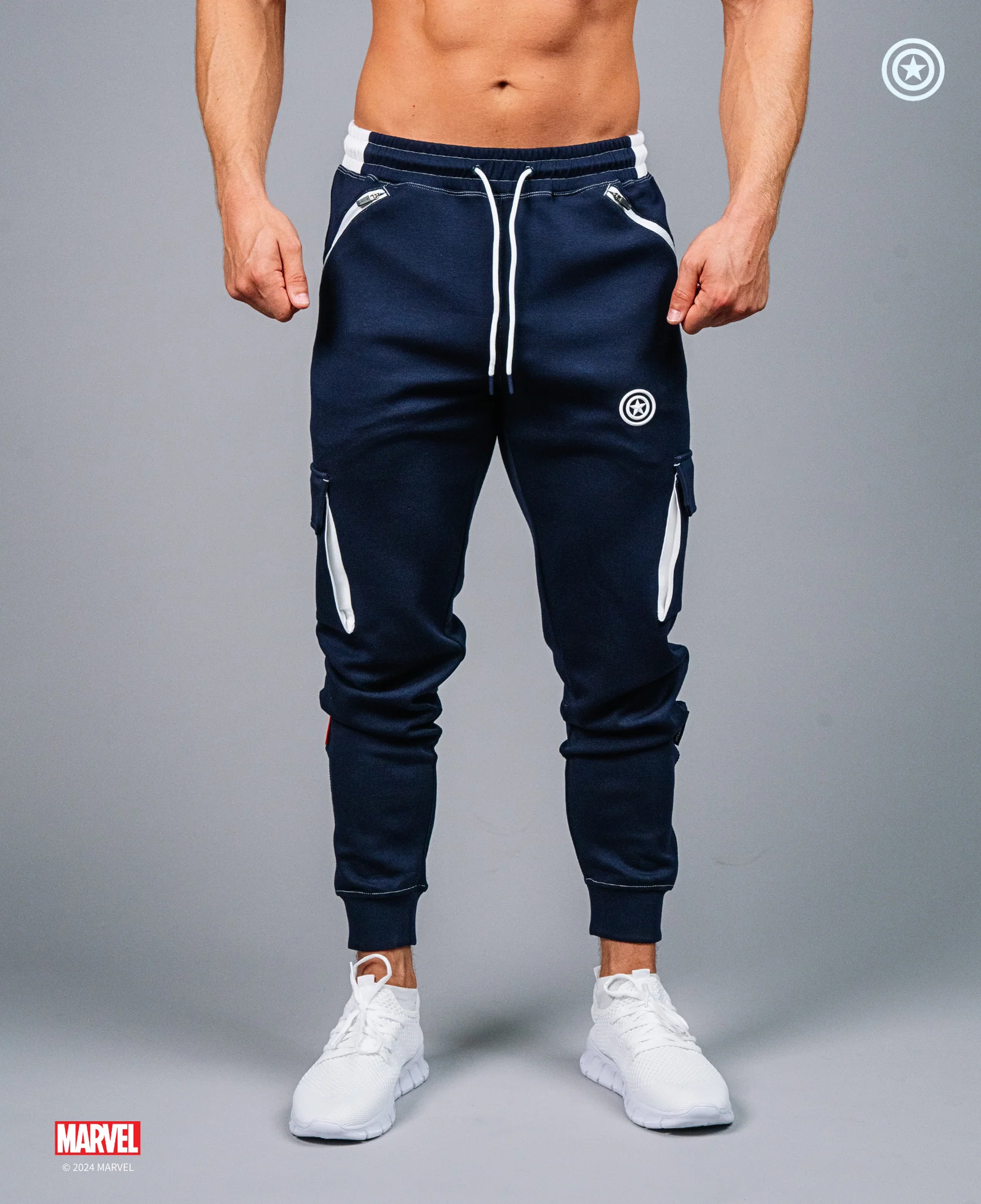 CAPTAIN AMERICA Limited Edition Performance Cargo Joggers - Image 8
