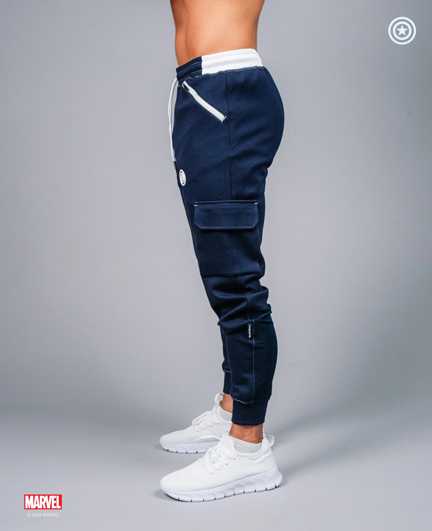 CAPTAIN AMERICA Limited Edition Performance Cargo Joggers - Image 9