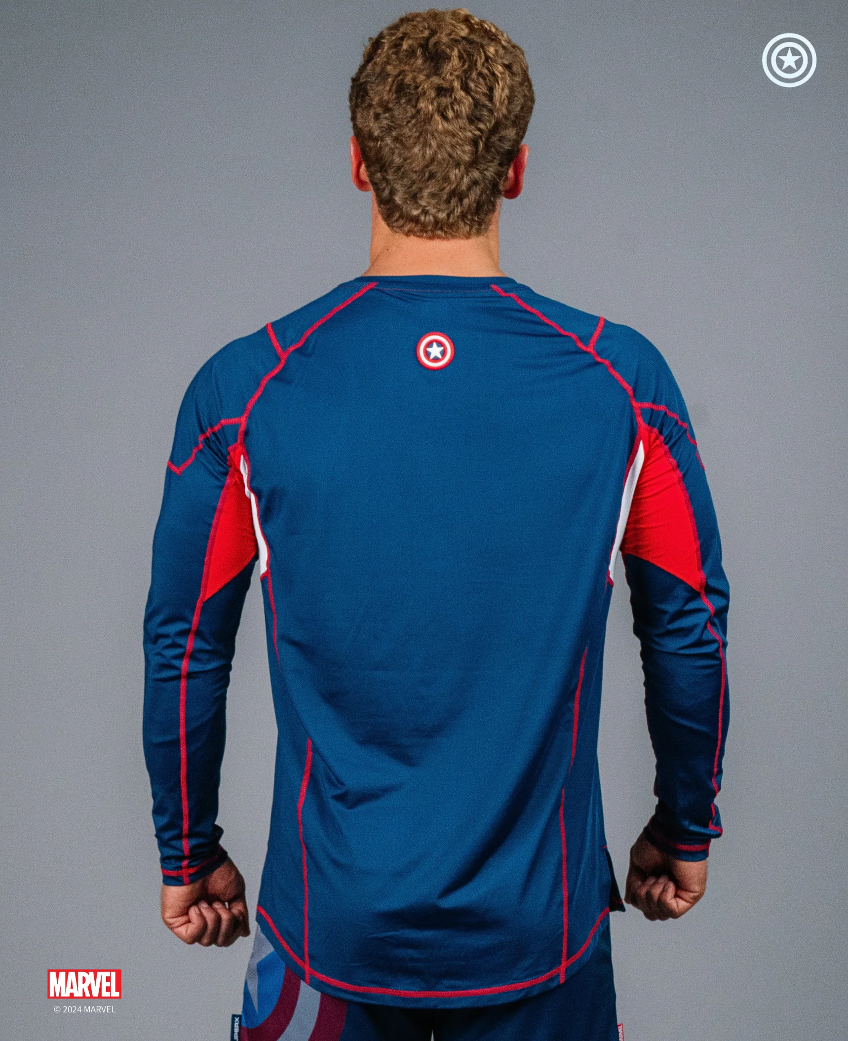 CAPTAIN AMERICA Performance Long Sleeve - Image 3