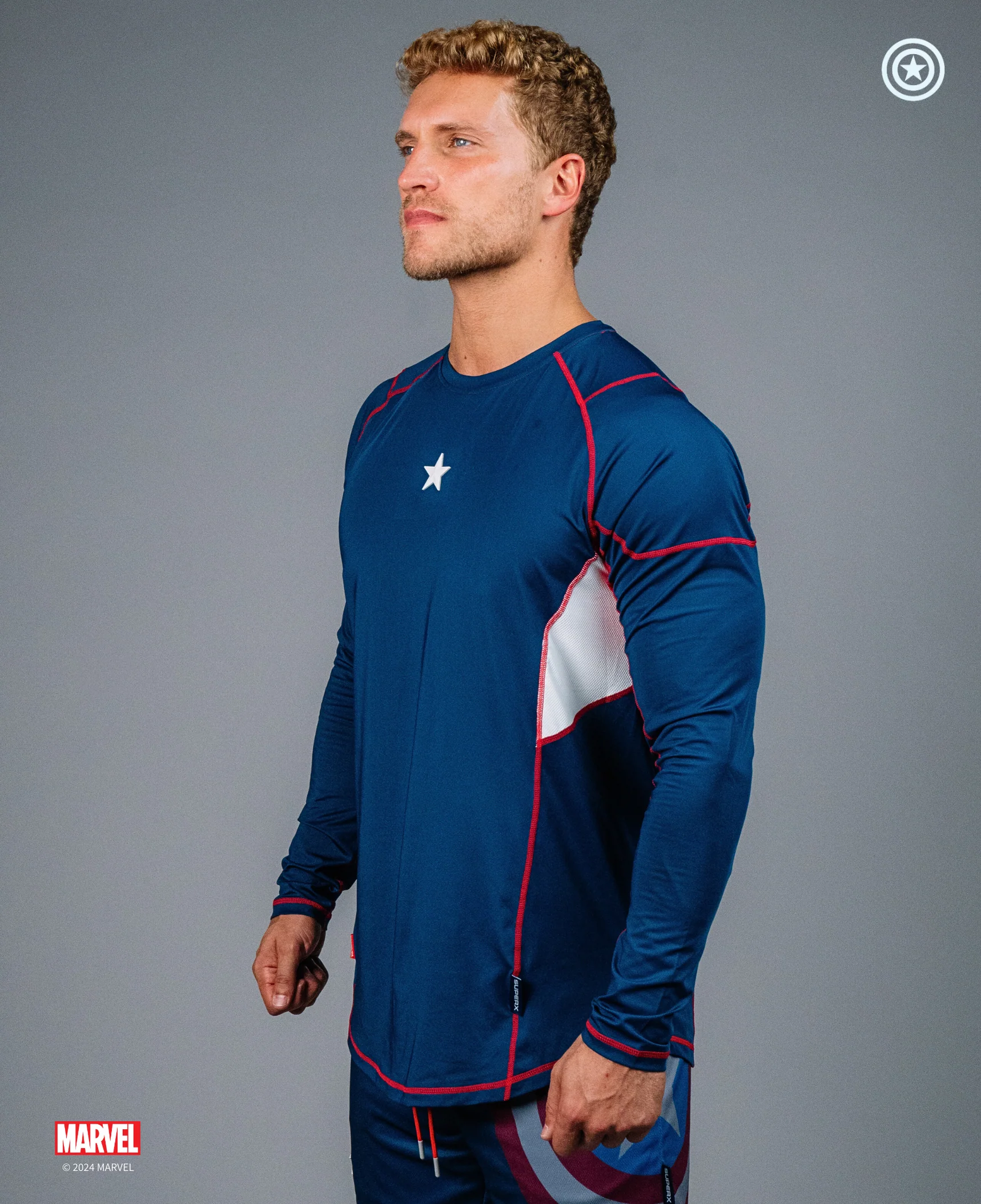 CAPTAIN AMERICA Performance Long Sleeve - Image 8