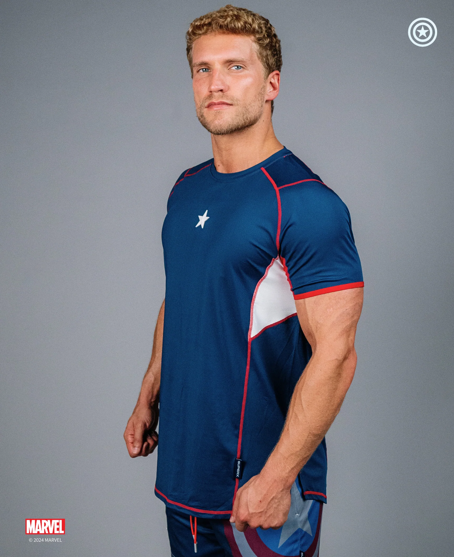 CAPTAIN AMERICA Performance Short Sleeve - Image 5