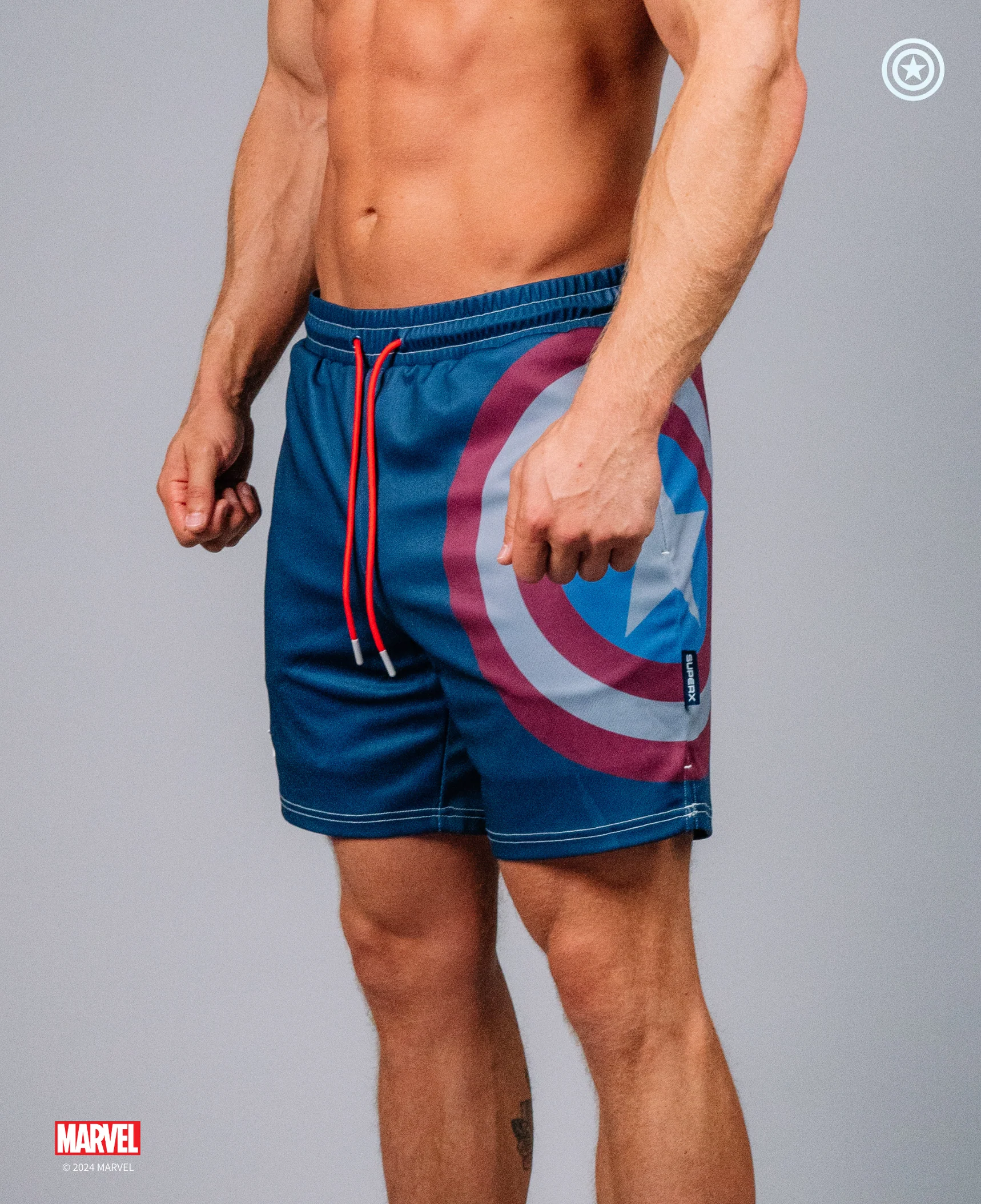 CAPTAIN AMERICA Shield Performance Shorts - Image 6