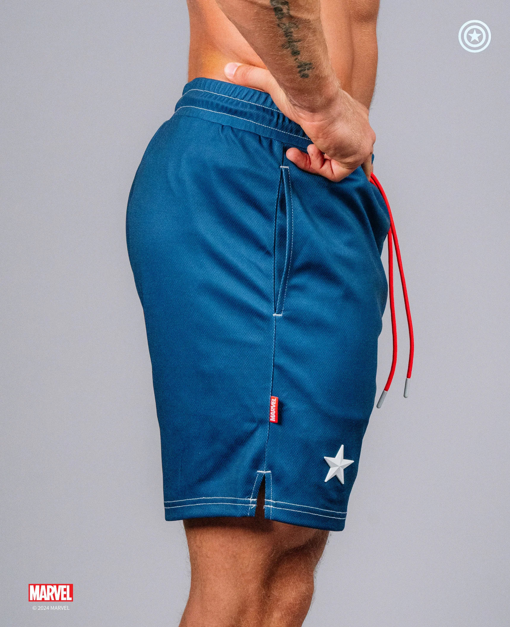 CAPTAIN AMERICA Shield Performance Shorts - Image 7