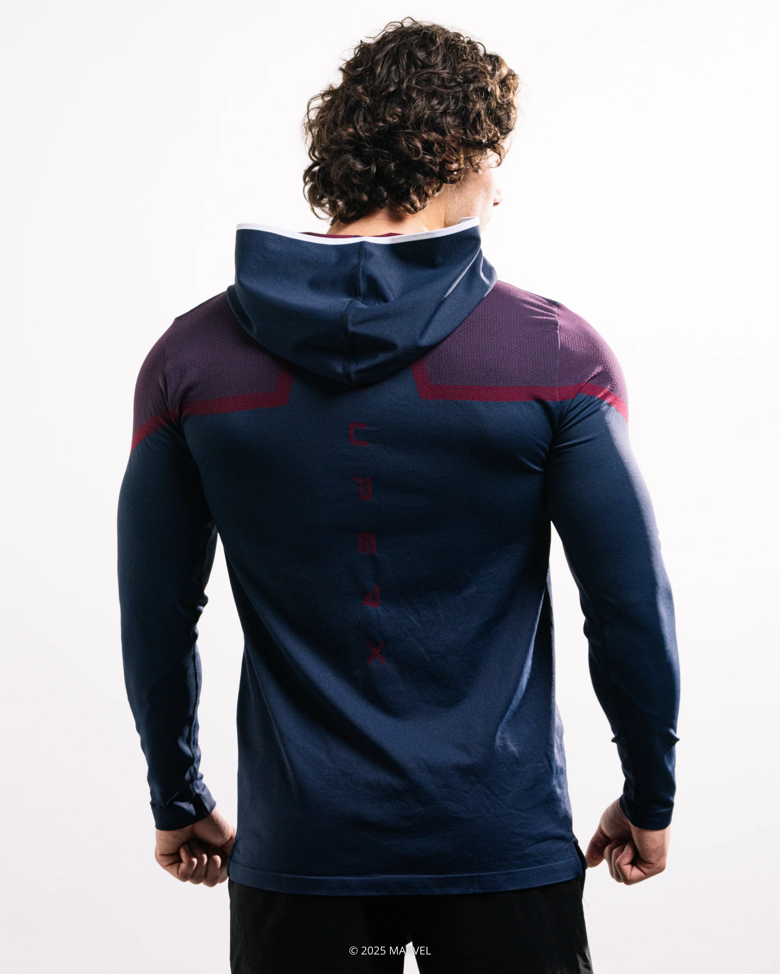 Captain America Super Suitâ„¢ Compression Pullover Hoodie - Image 4
