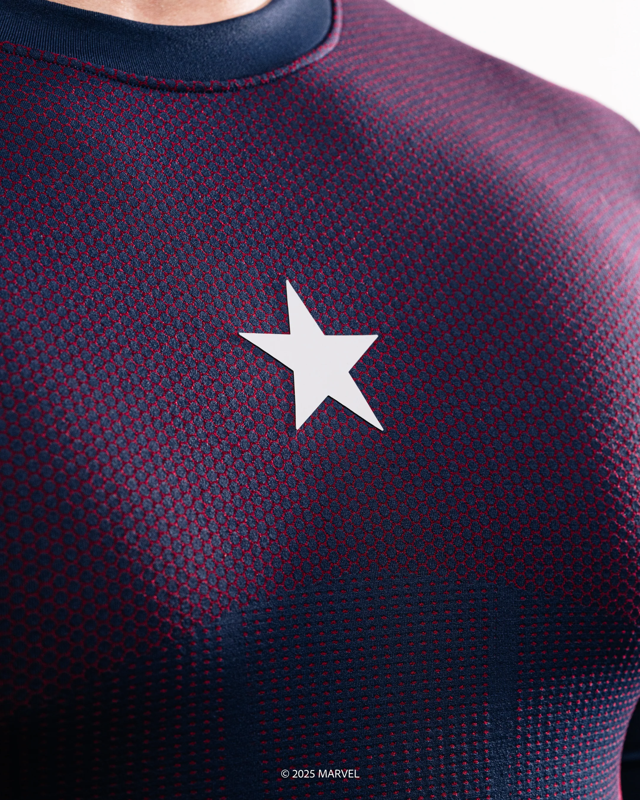 Captain America Super Suitâ„¢ Compression Short Sleeve - Image 6