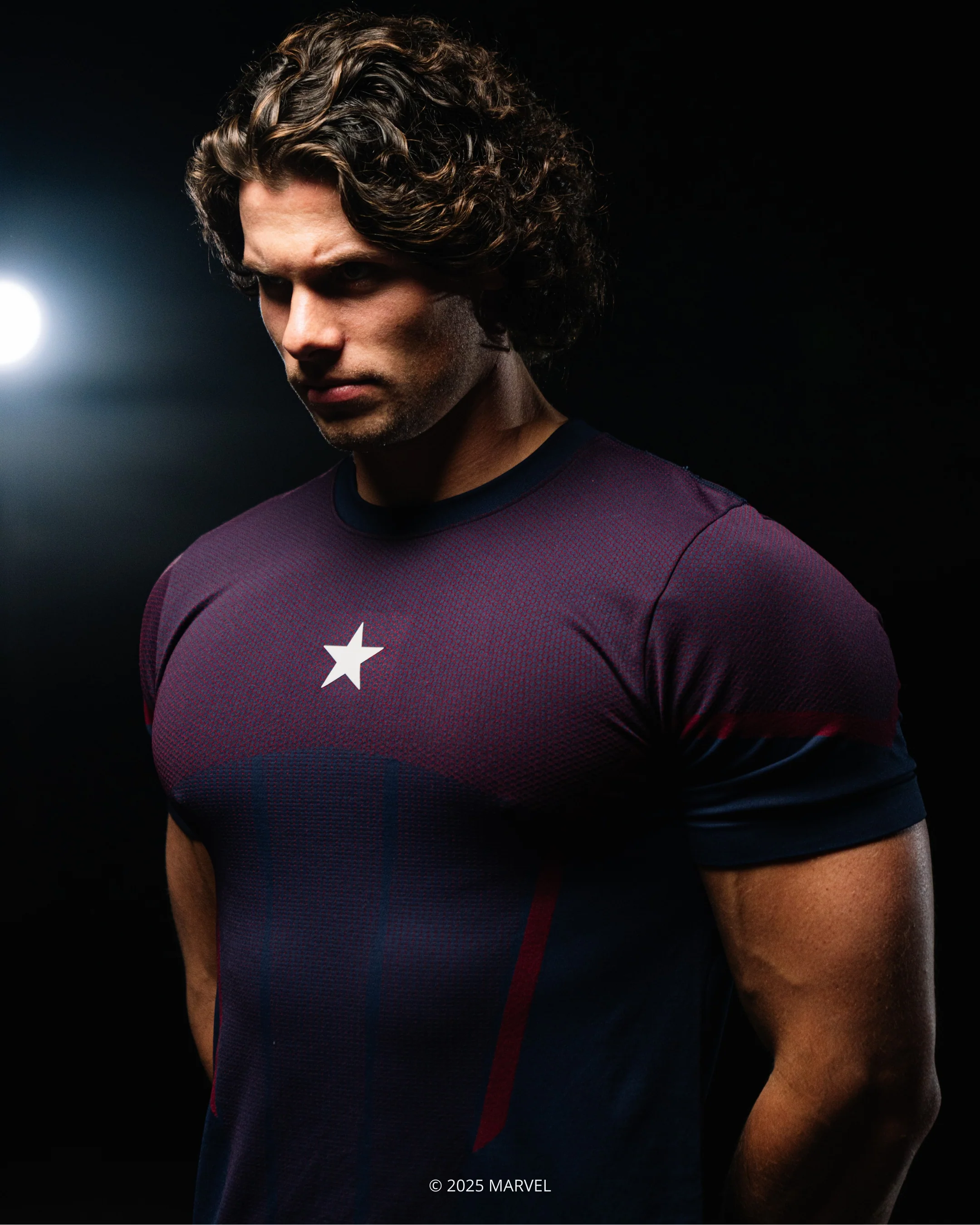 Captain America Super Suitâ„¢ Compression Short Sleeve - Image 7