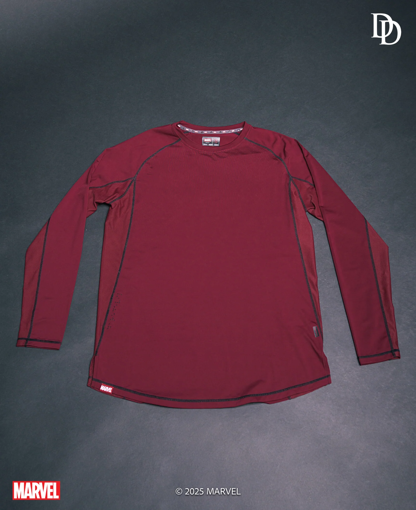 DAREDEVIL Origins Performance Long Sleeve - Crimson - Image 3
