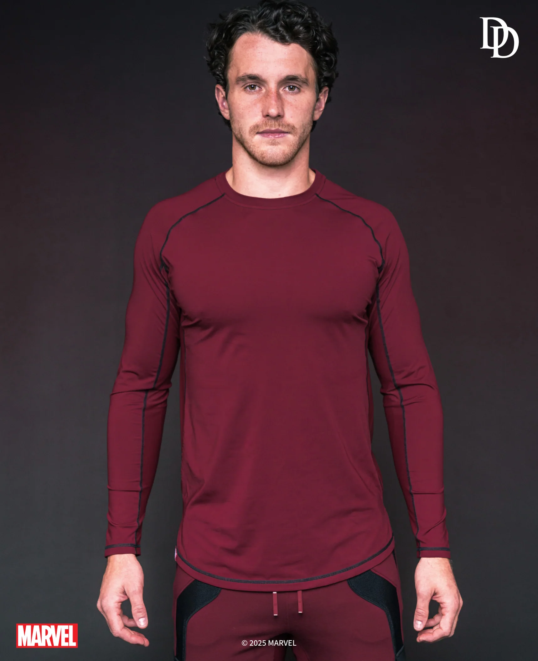 DAREDEVIL Origins Performance Long Sleeve - Crimson - Image 4