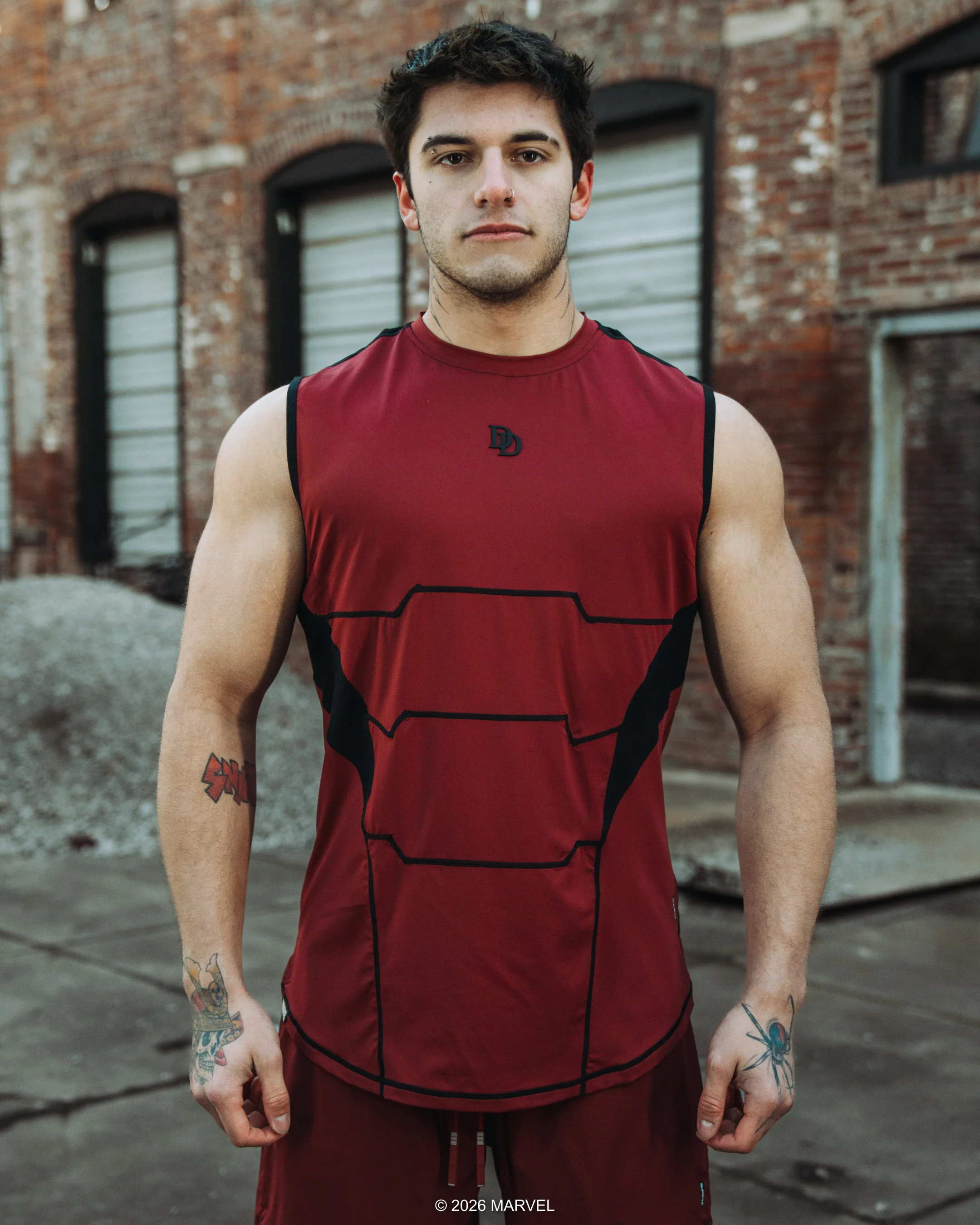 DAREDEVIL Performance Tank Top - Crimson - Image 10