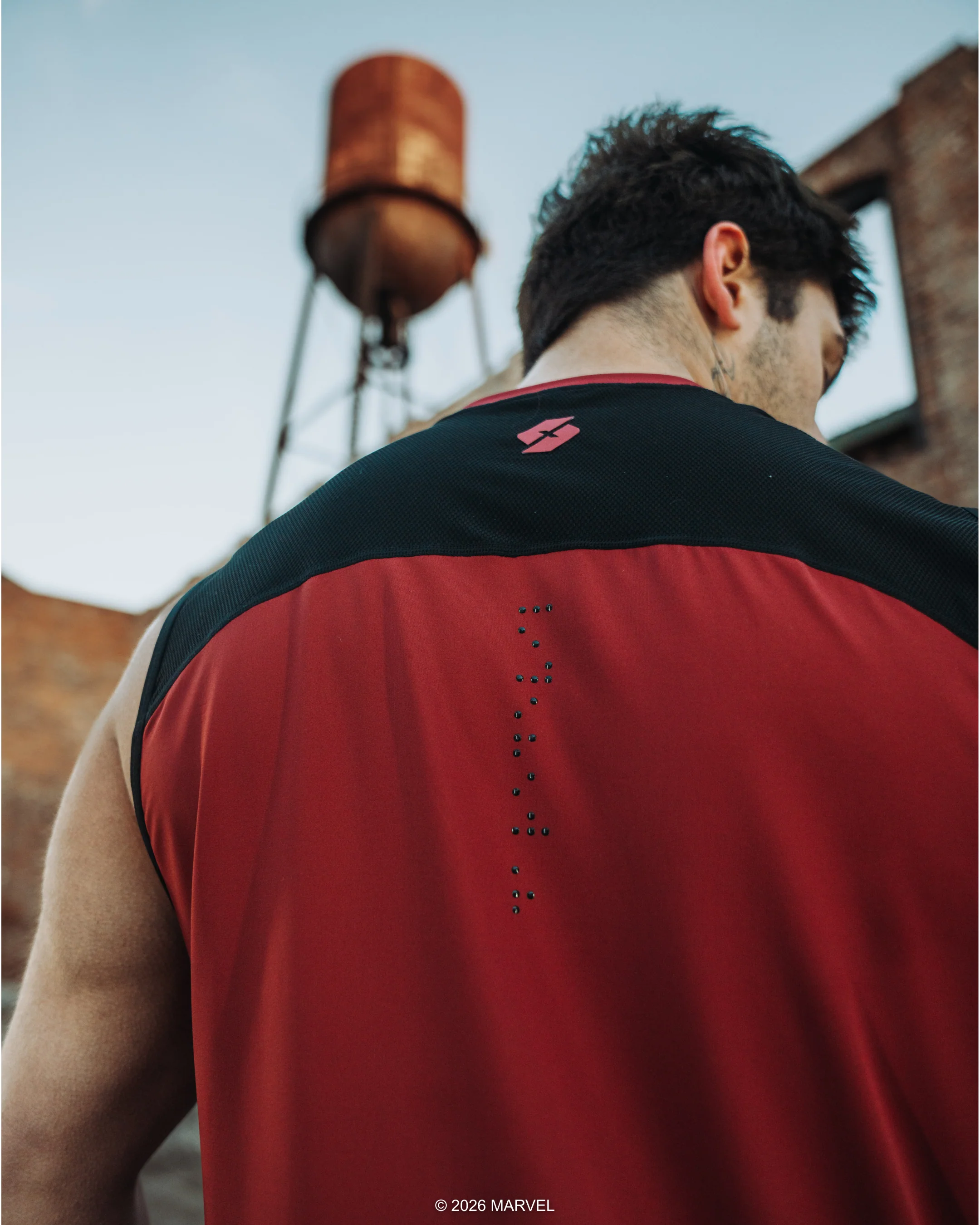 DAREDEVIL Performance Tank Top - Crimson - Image 11
