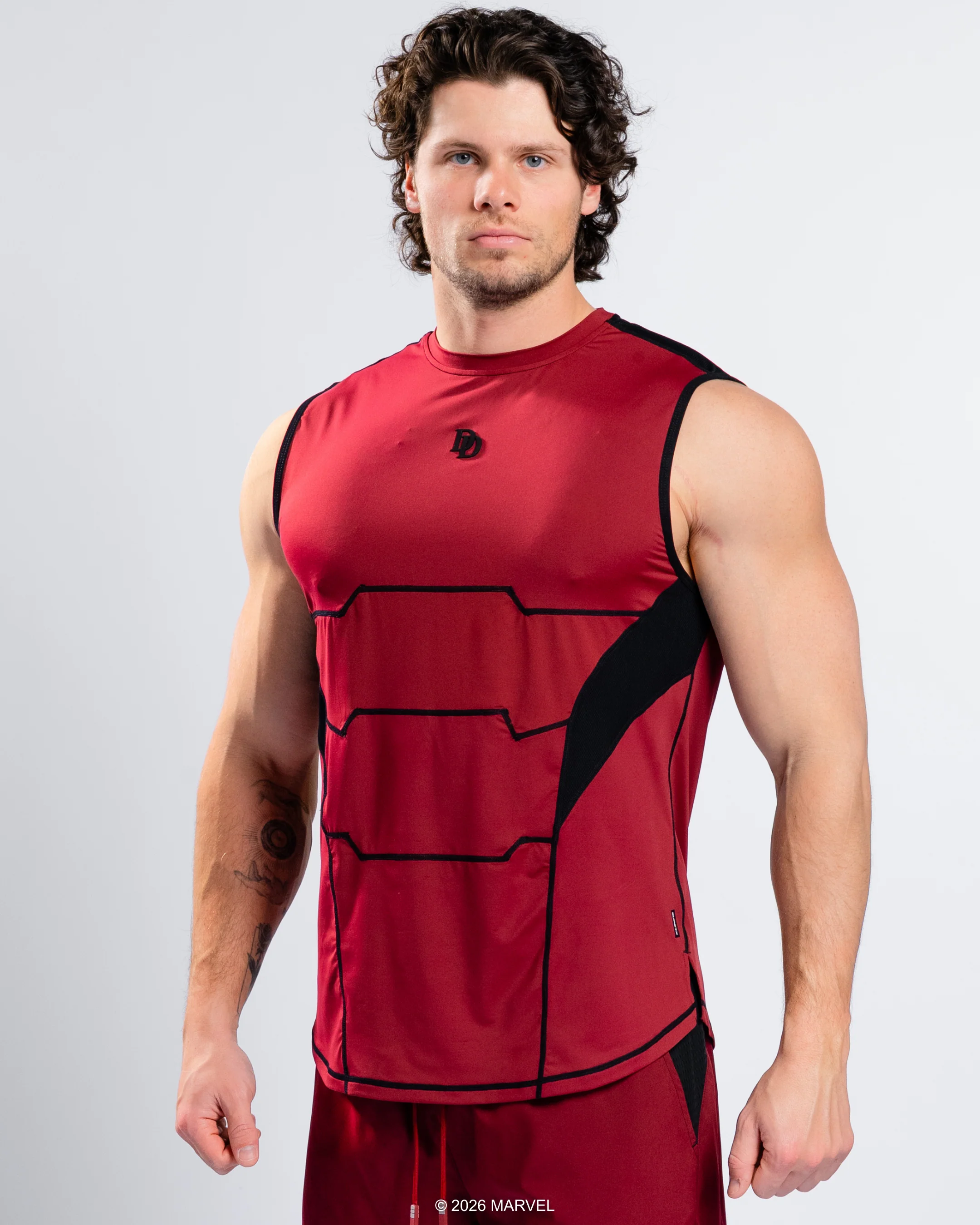 DAREDEVIL Performance Tank Top - Crimson - Image 9