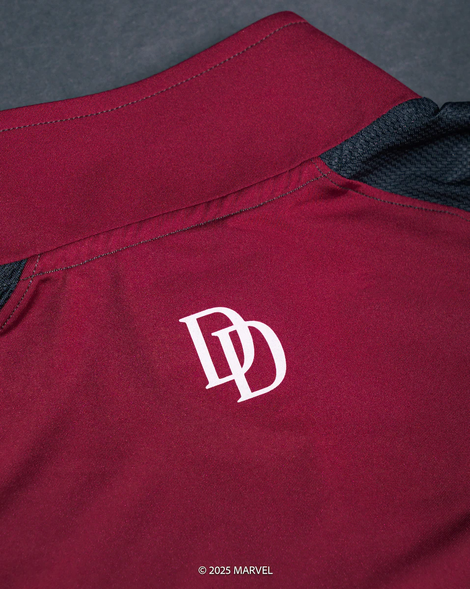 DAREDEVIL Performance 1/4 Zip Long Sleeve - Crimson - Image 6