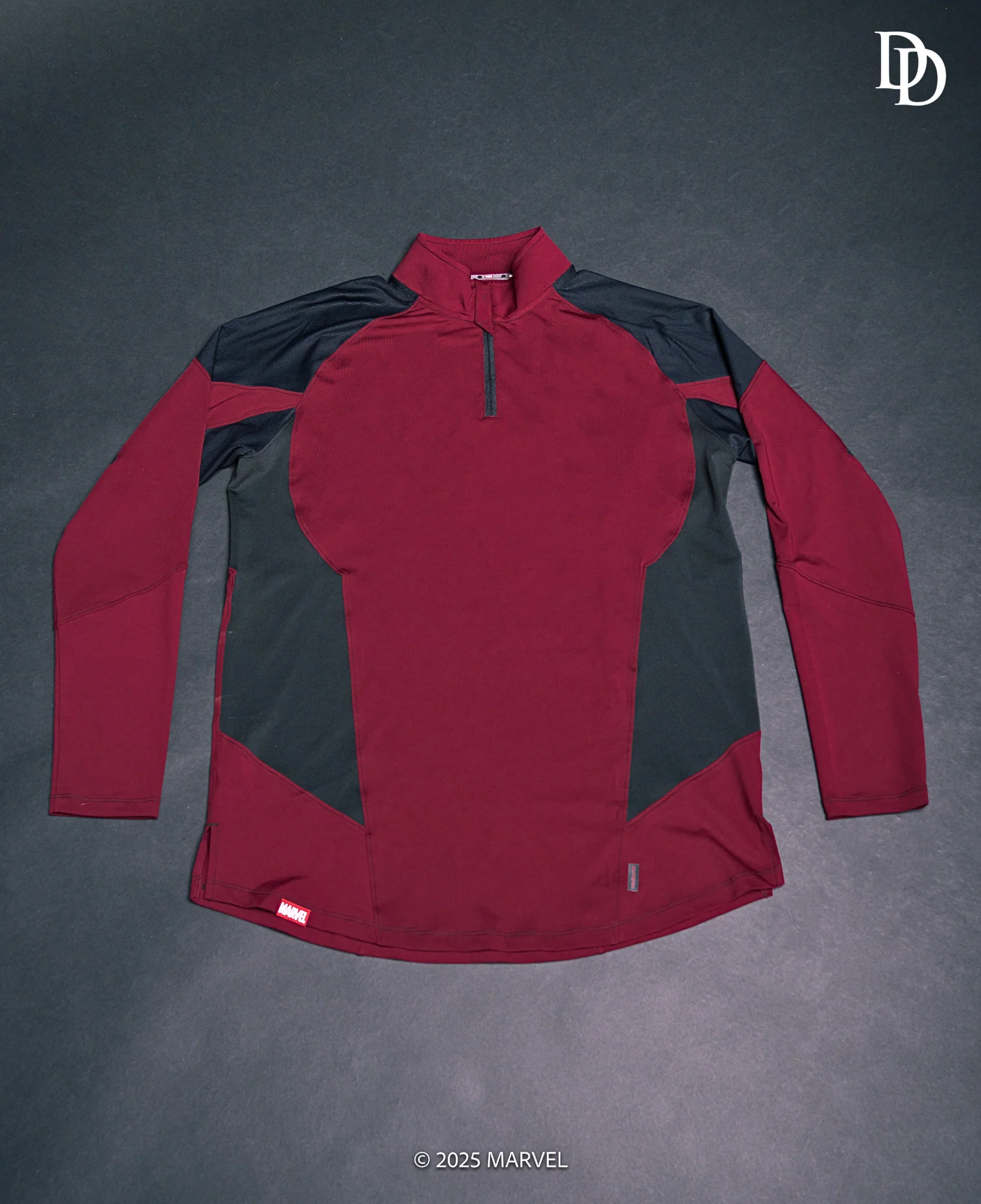 DAREDEVIL Performance 1/4 Zip Long Sleeve - Crimson - Image 7