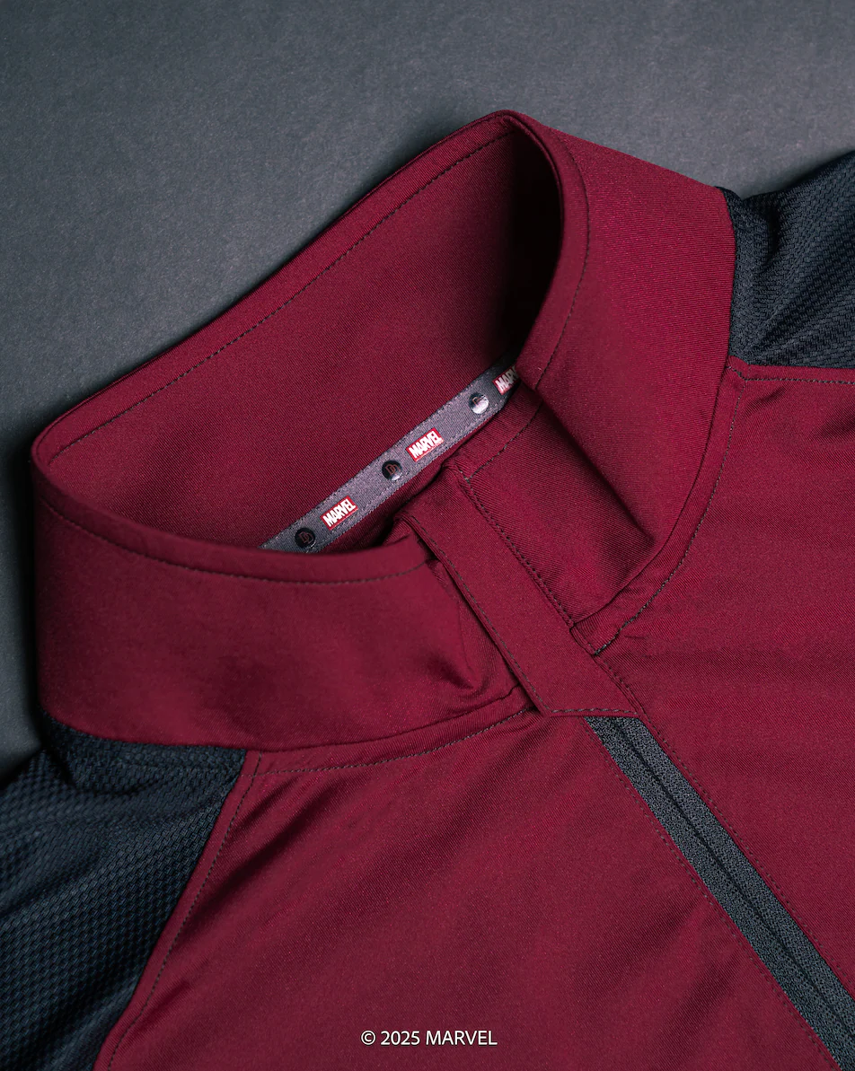 DAREDEVIL Performance 1/4 Zip Long Sleeve - Crimson - Image 8