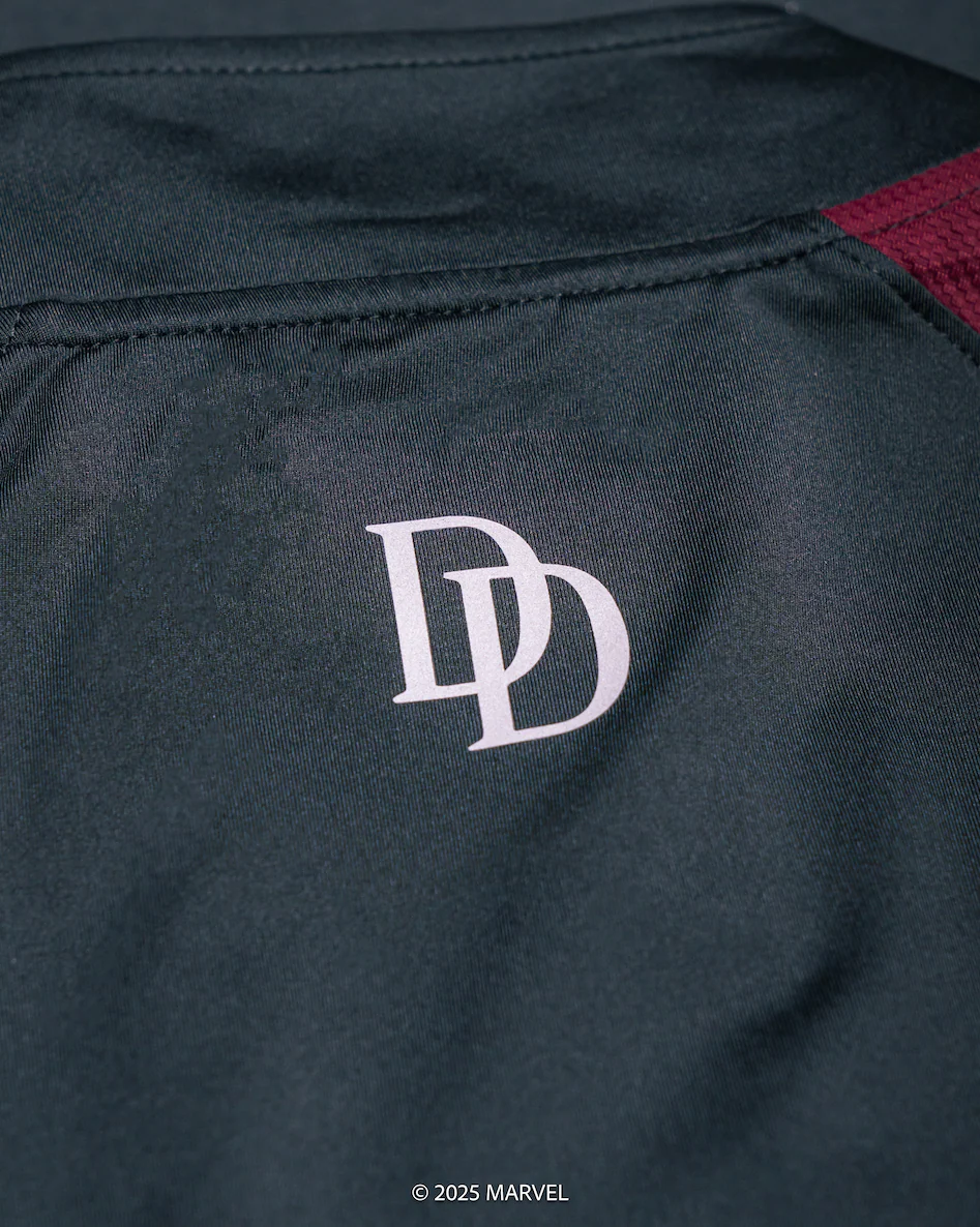 DAREDEVIL Performance 1/4 Zip Long Sleeve - Midnight Black - Image 4