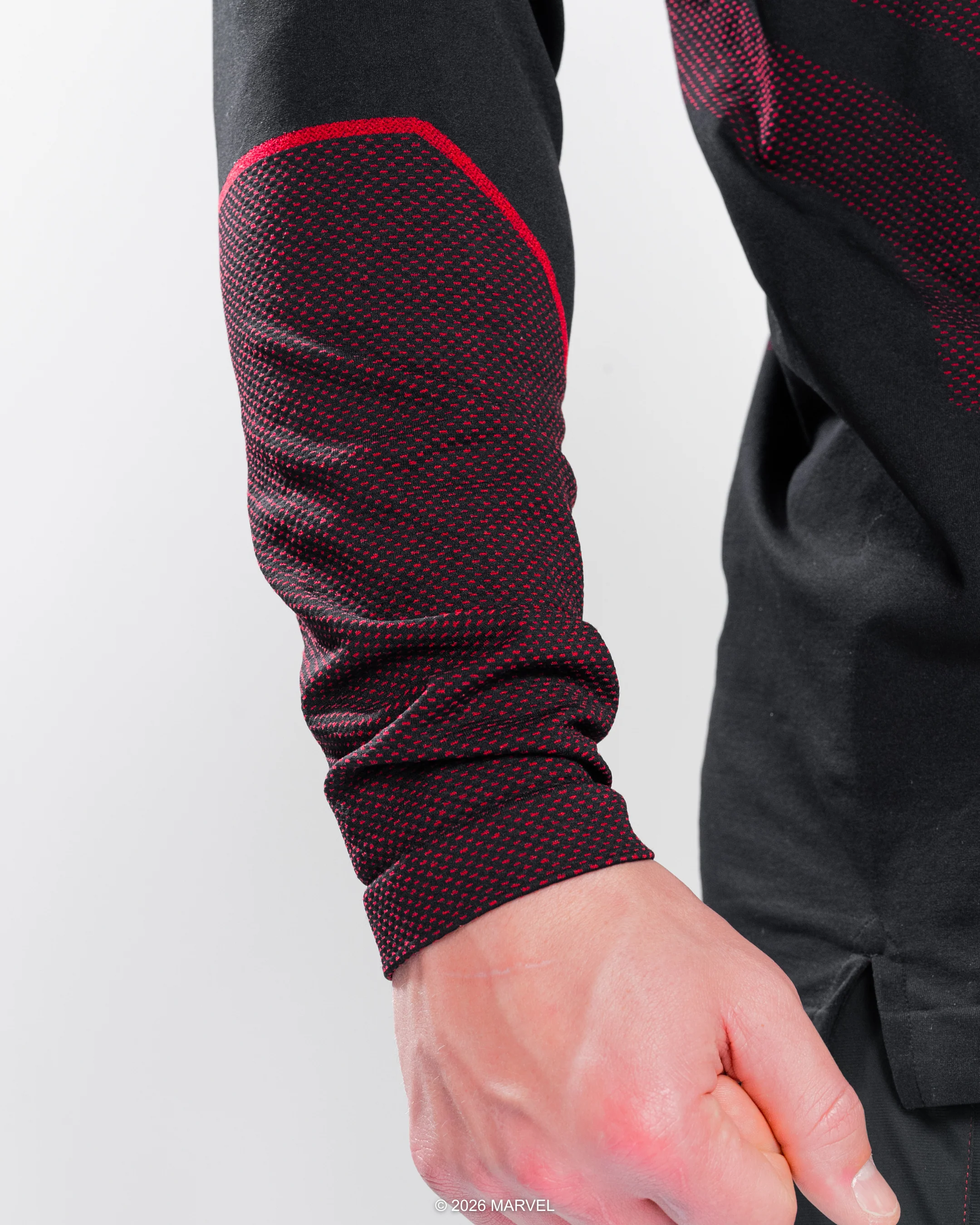 DAREDEVIL Super Suit™ Compression Pullover Hoodie - Midnight Black - Image 7