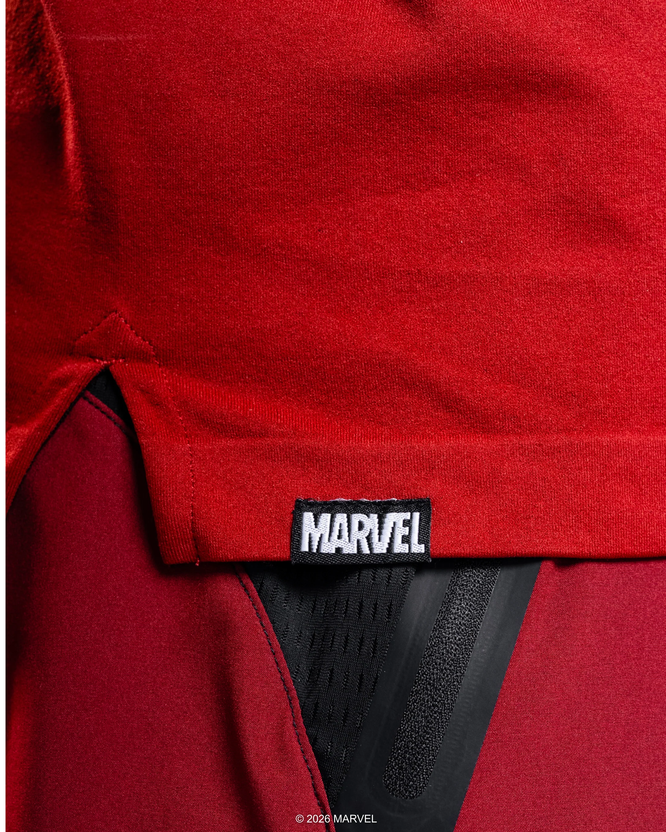 DAREDEVIL Super Suit™ Compression Short Sleeve - Crimson - Image 10