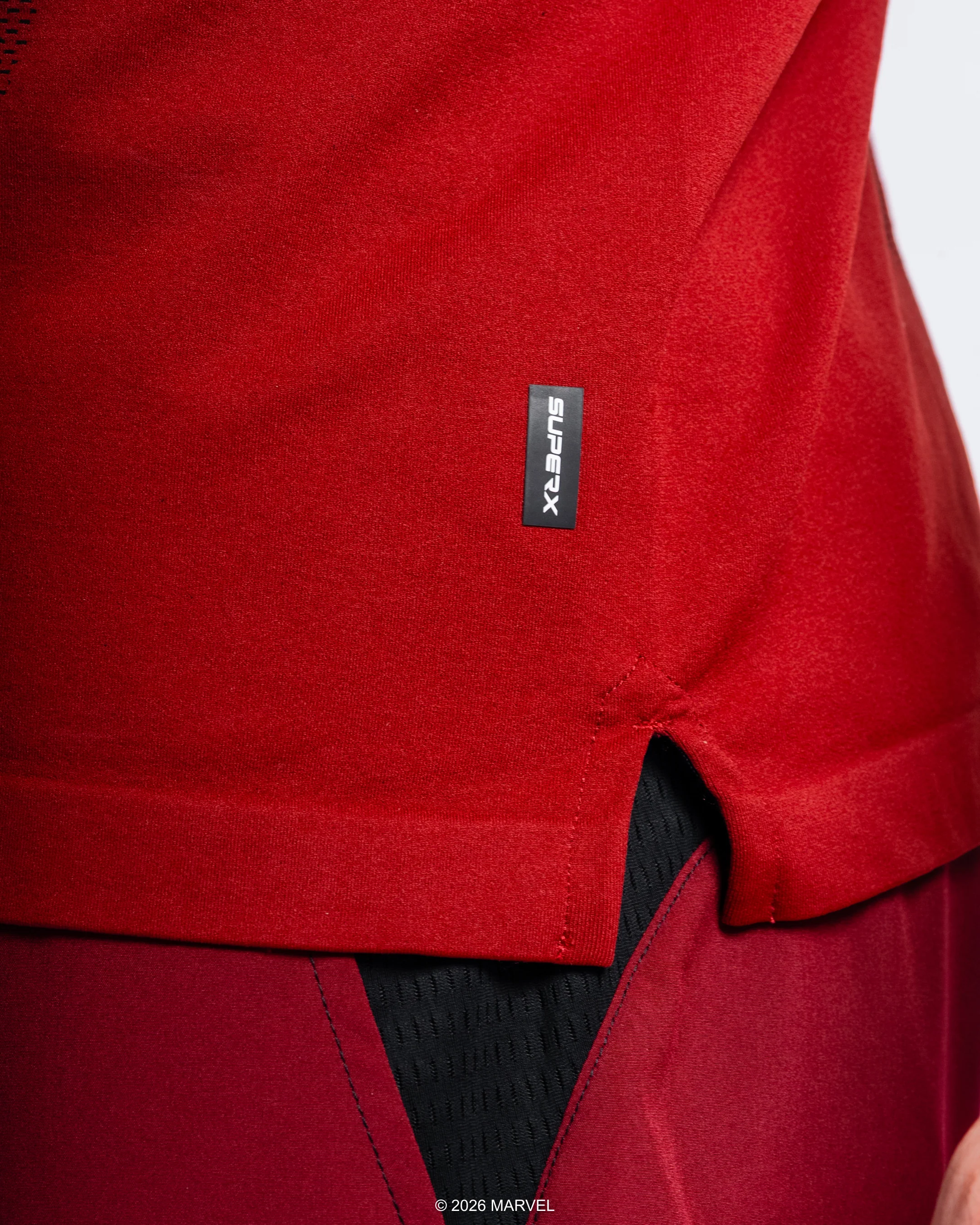 DAREDEVIL Super Suit™ Compression Short Sleeve - Crimson - Image 11