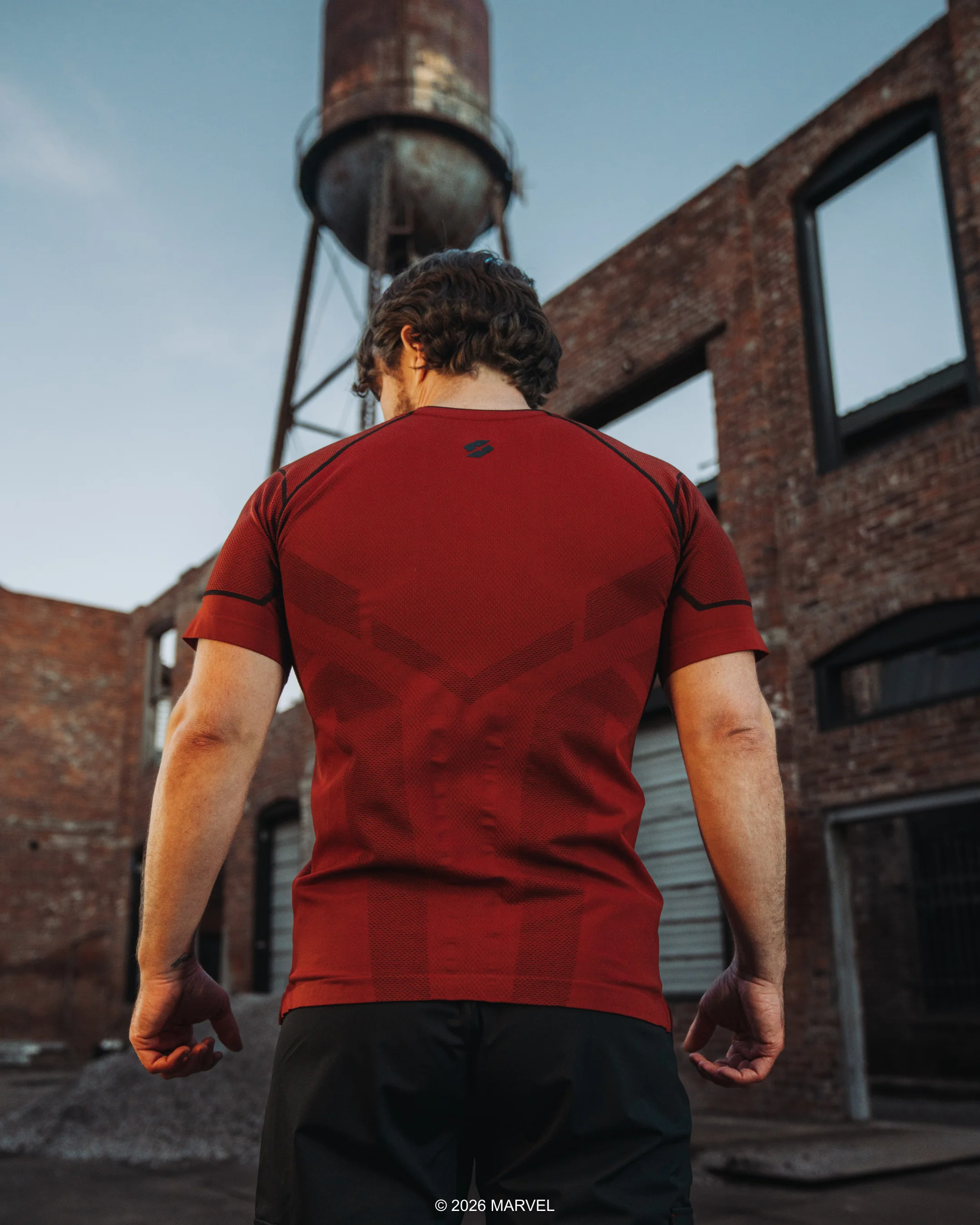 DAREDEVIL Super Suit™ Compression Short Sleeve - Crimson - Image 13