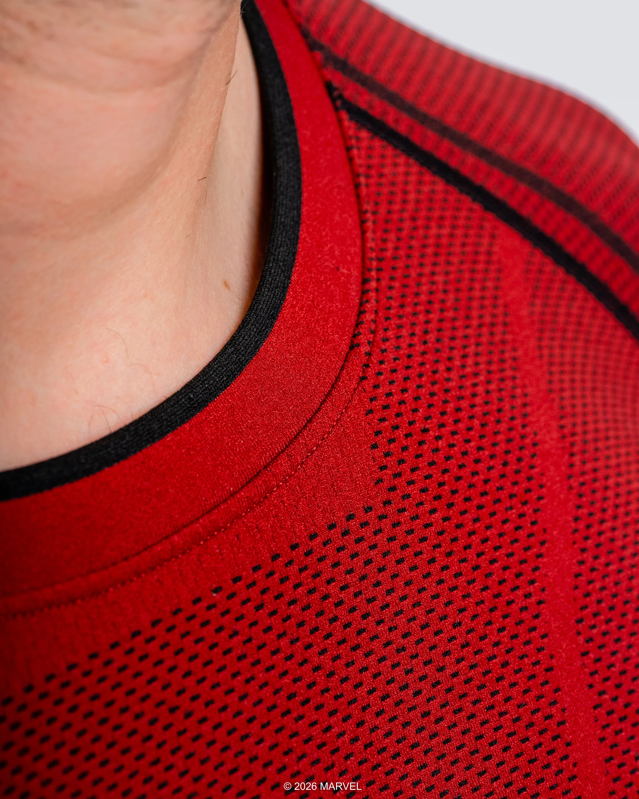 DAREDEVIL Super Suit™ Compression Short Sleeve - Crimson - Image 8