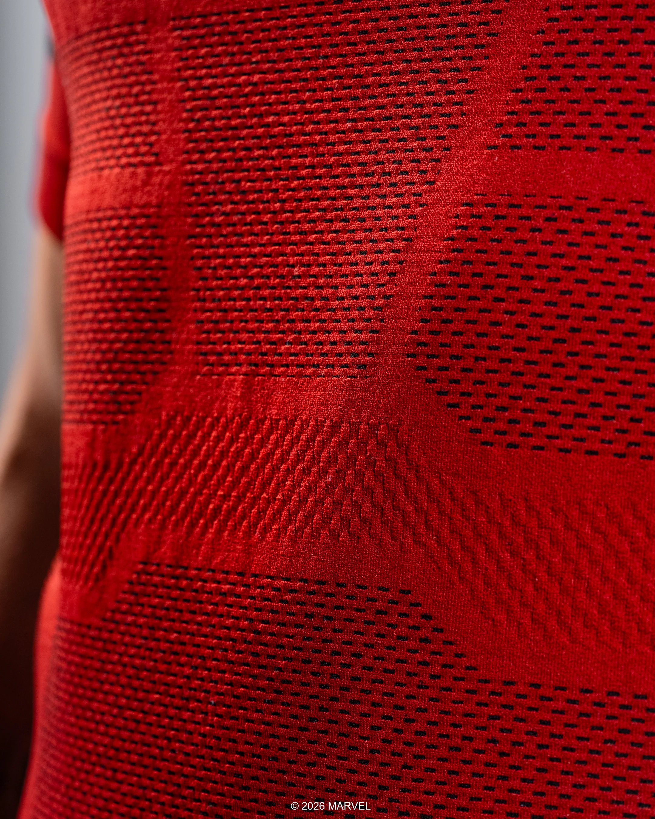 DAREDEVIL Super Suit™ Compression Short Sleeve - Crimson - Image 9