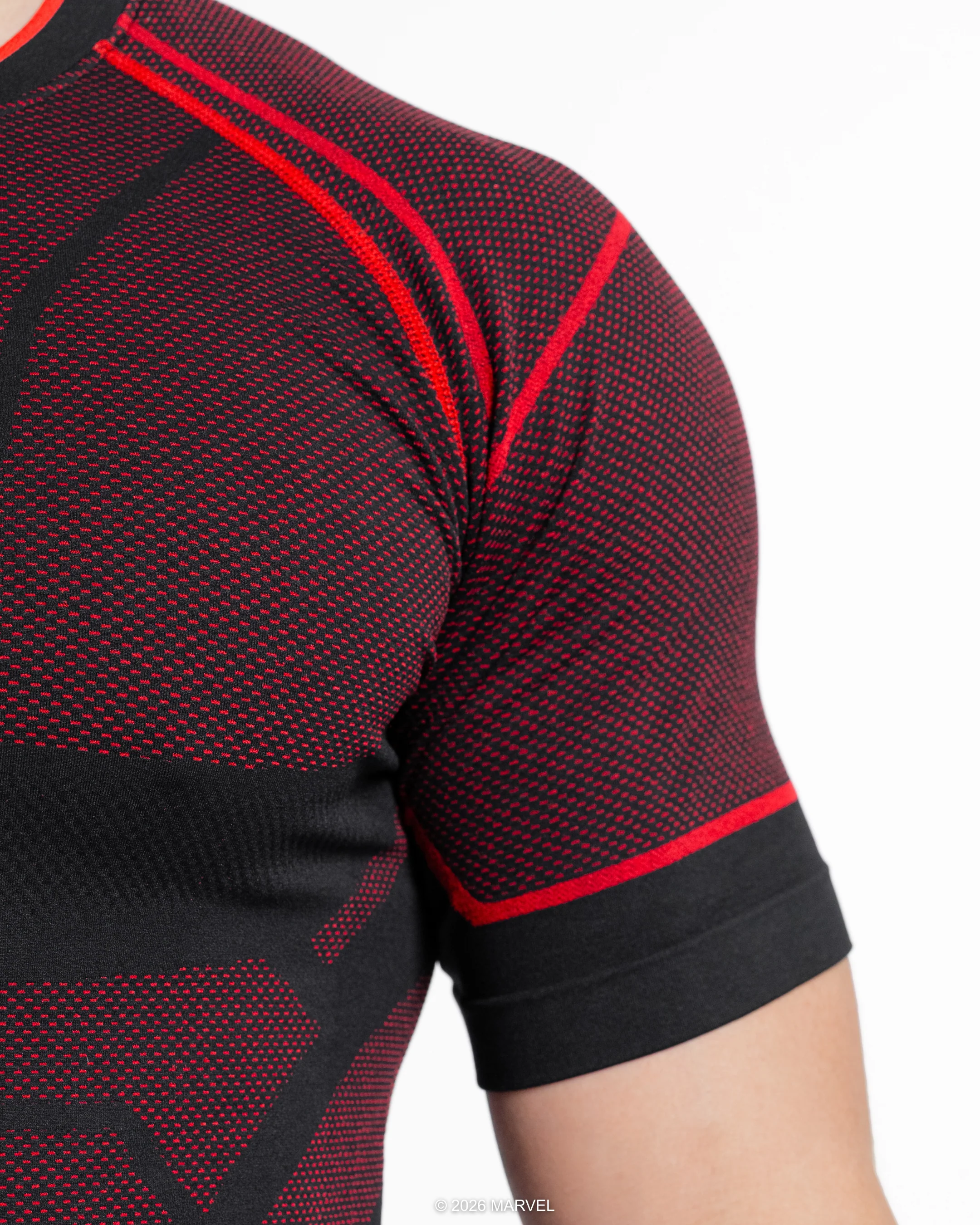 DAREDEVIL Super Suit™ Compression Short Sleeve - Midnight Black - Image 9