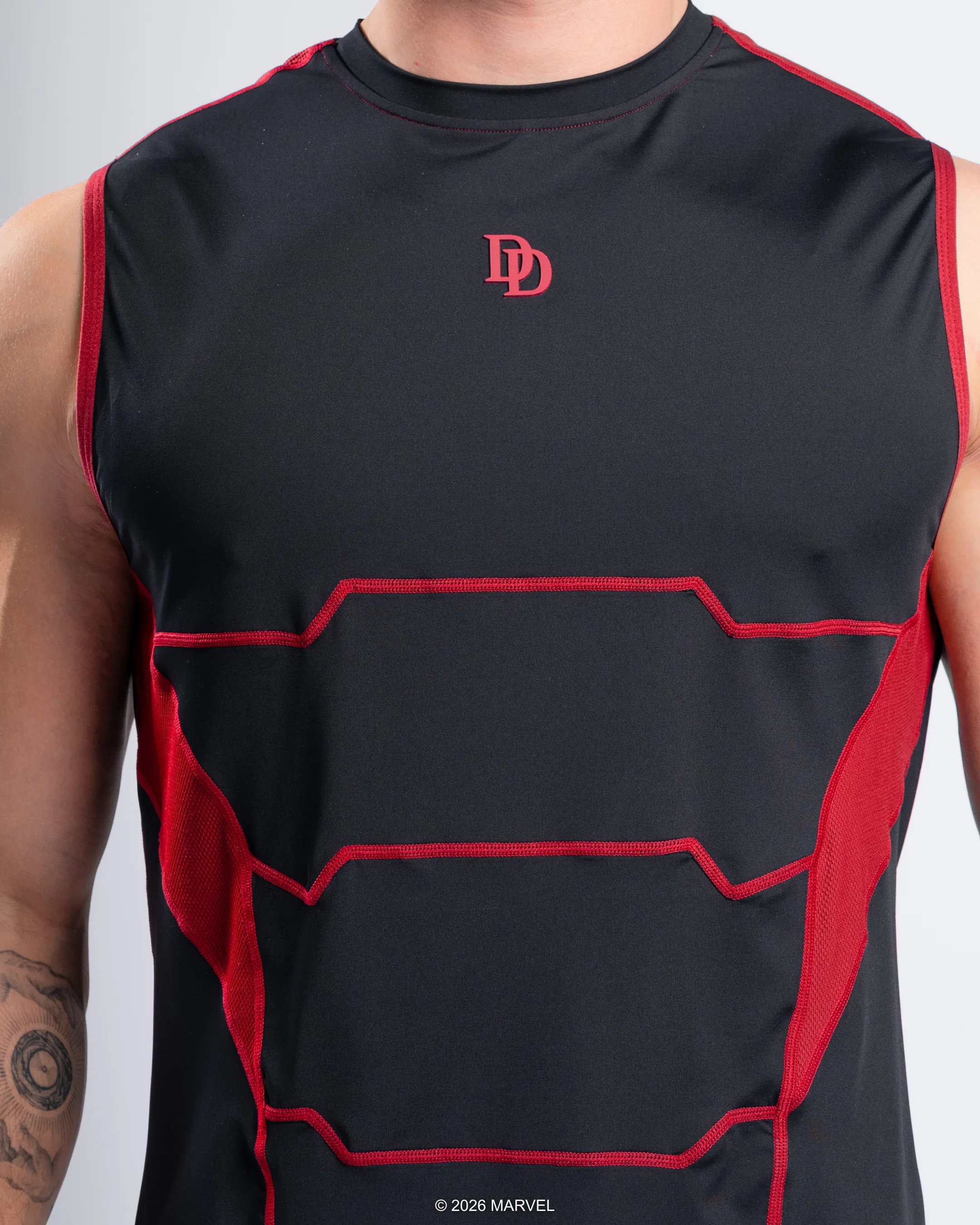 DAREDEVIL Performance Tank Top - Midnight Black - Image 11